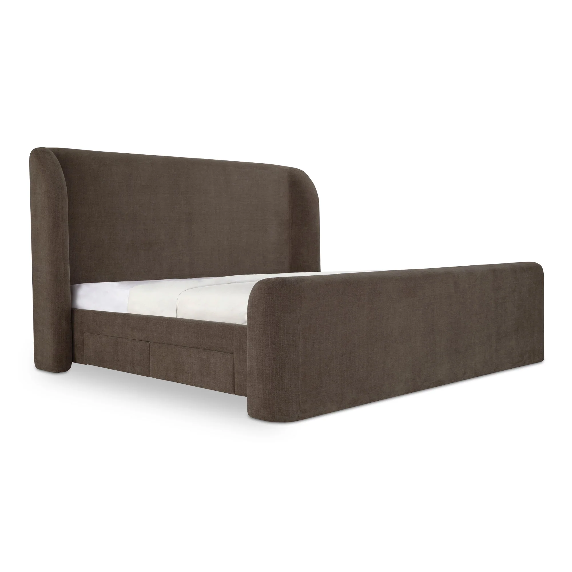 Sophia Queen Storage Bed Brown - Image 2