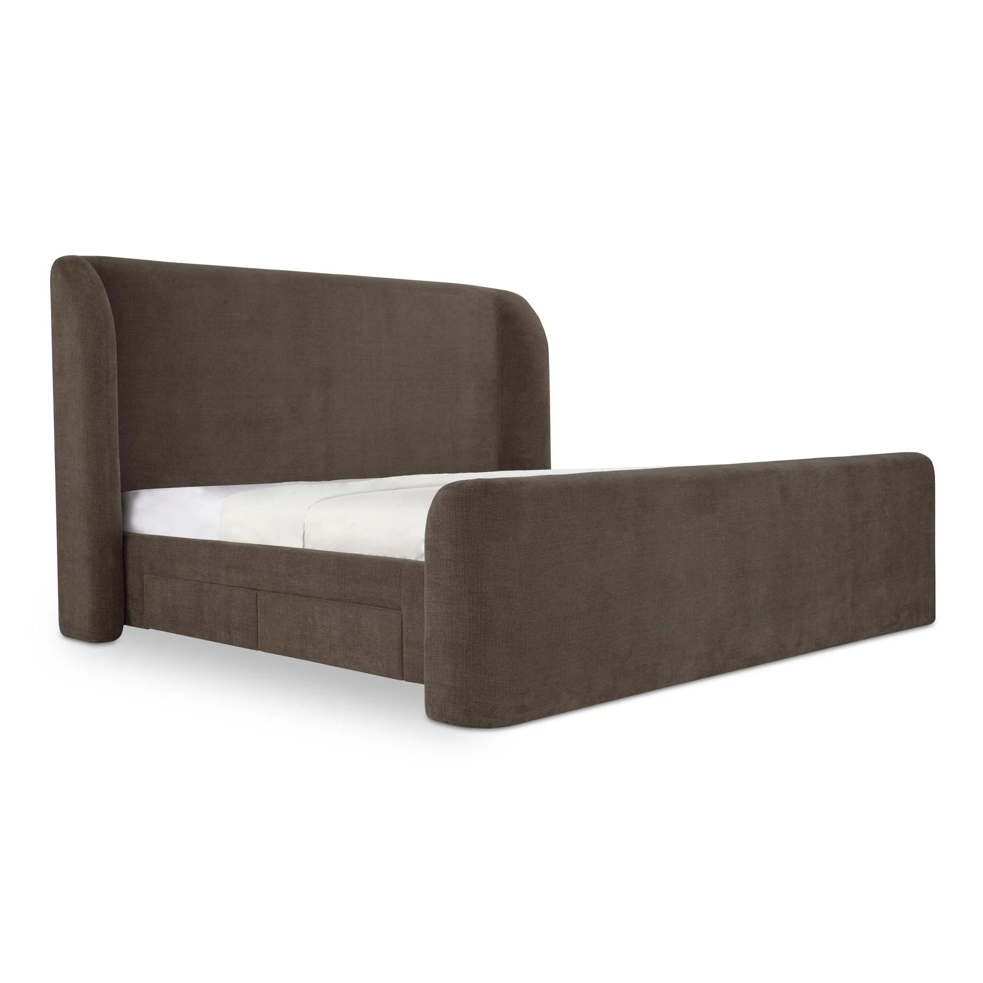 Sophia King Storage Bed Brown - Image 2