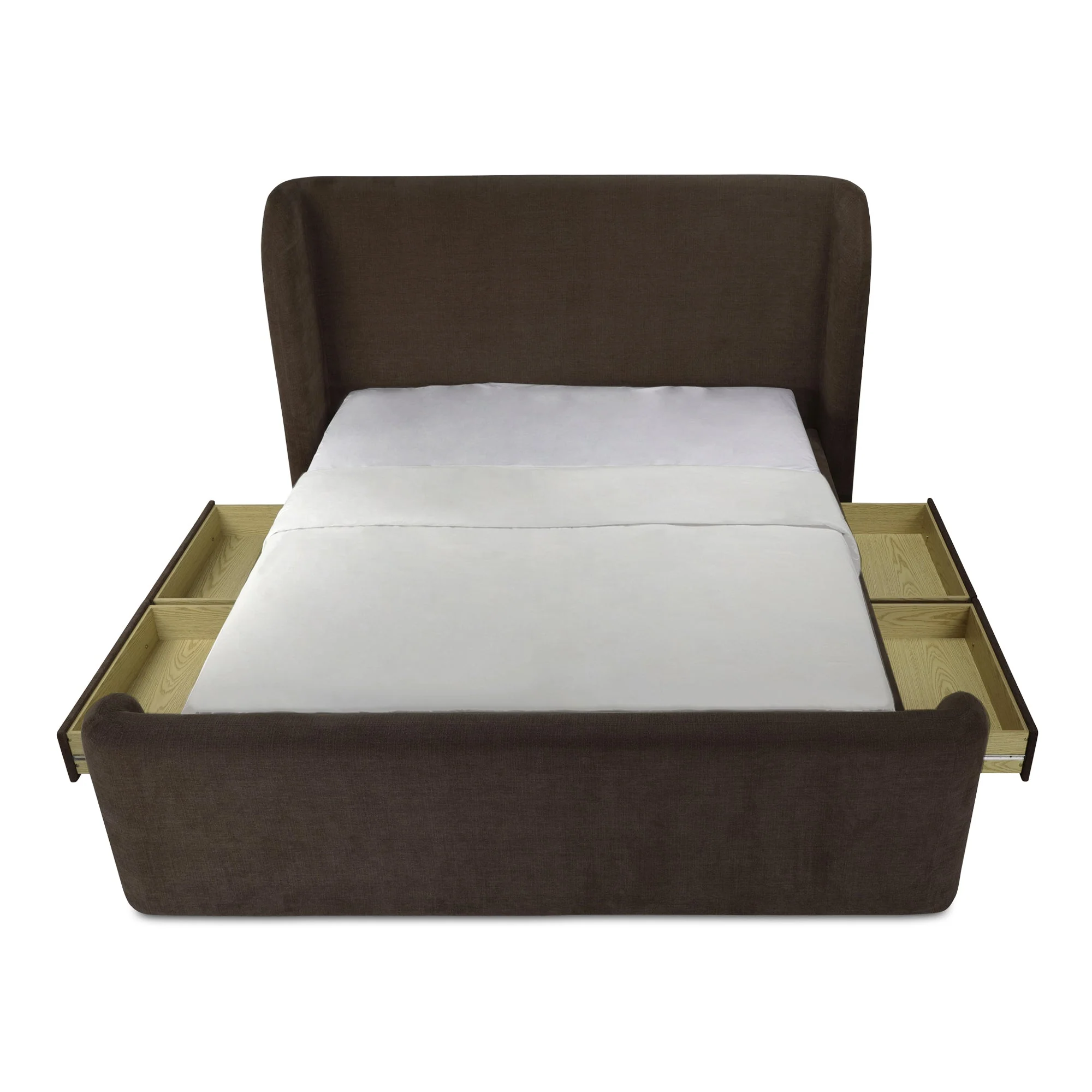 Sophia King Storage Bed Brown - Image 3