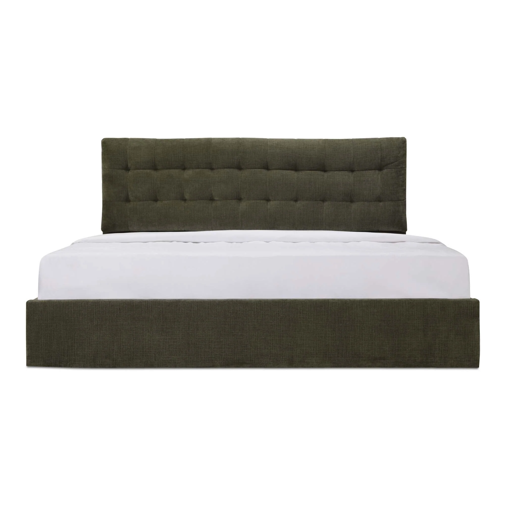 Sebastion King Storage Bed Green - Image 1