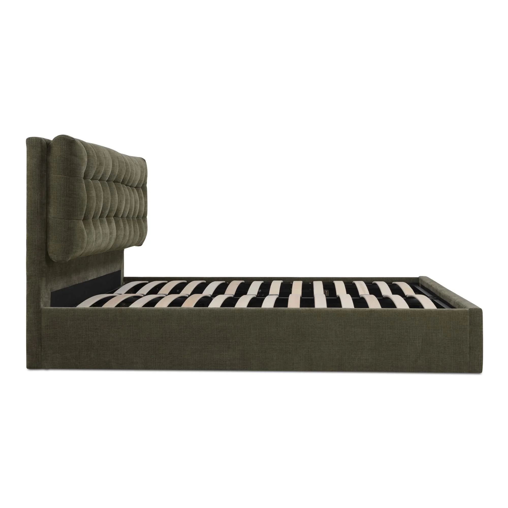 Sebastion Queen Storage Bed Green - Image 3