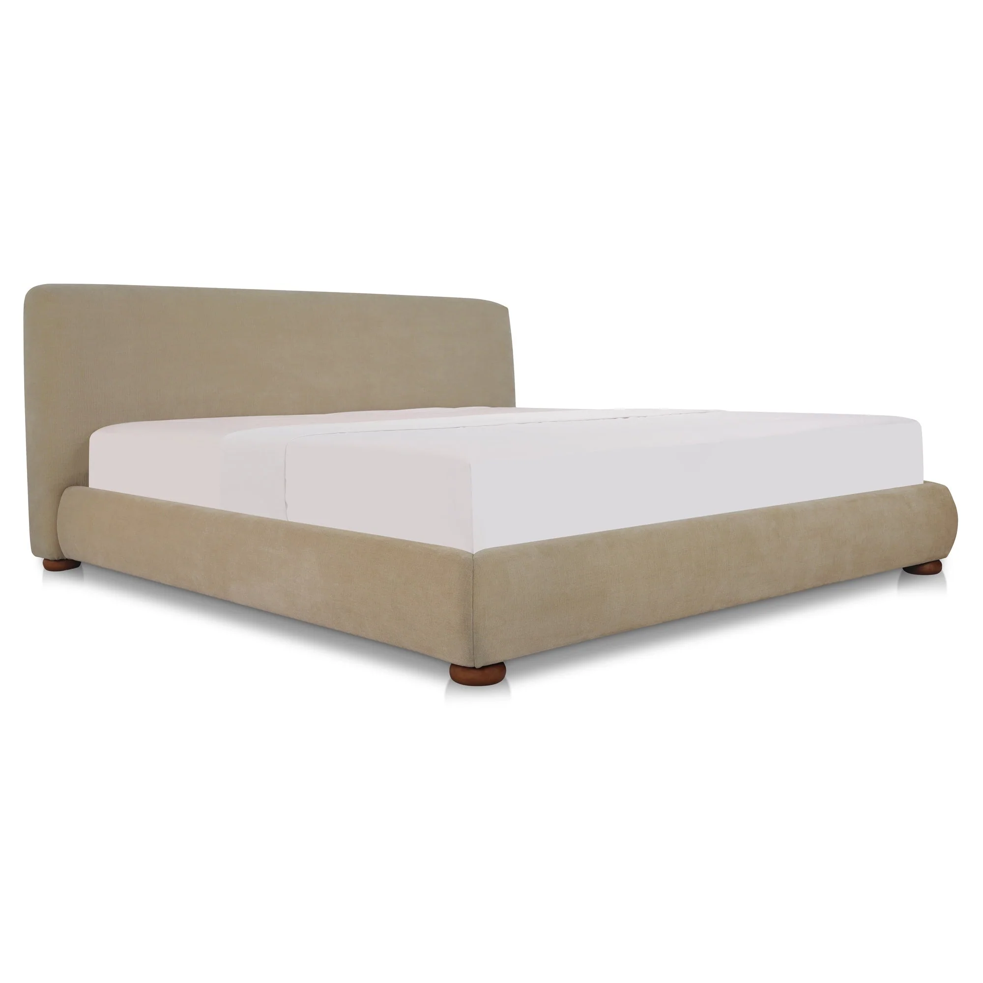 Beau Queen Storage Bed Warm Beige - Image 2