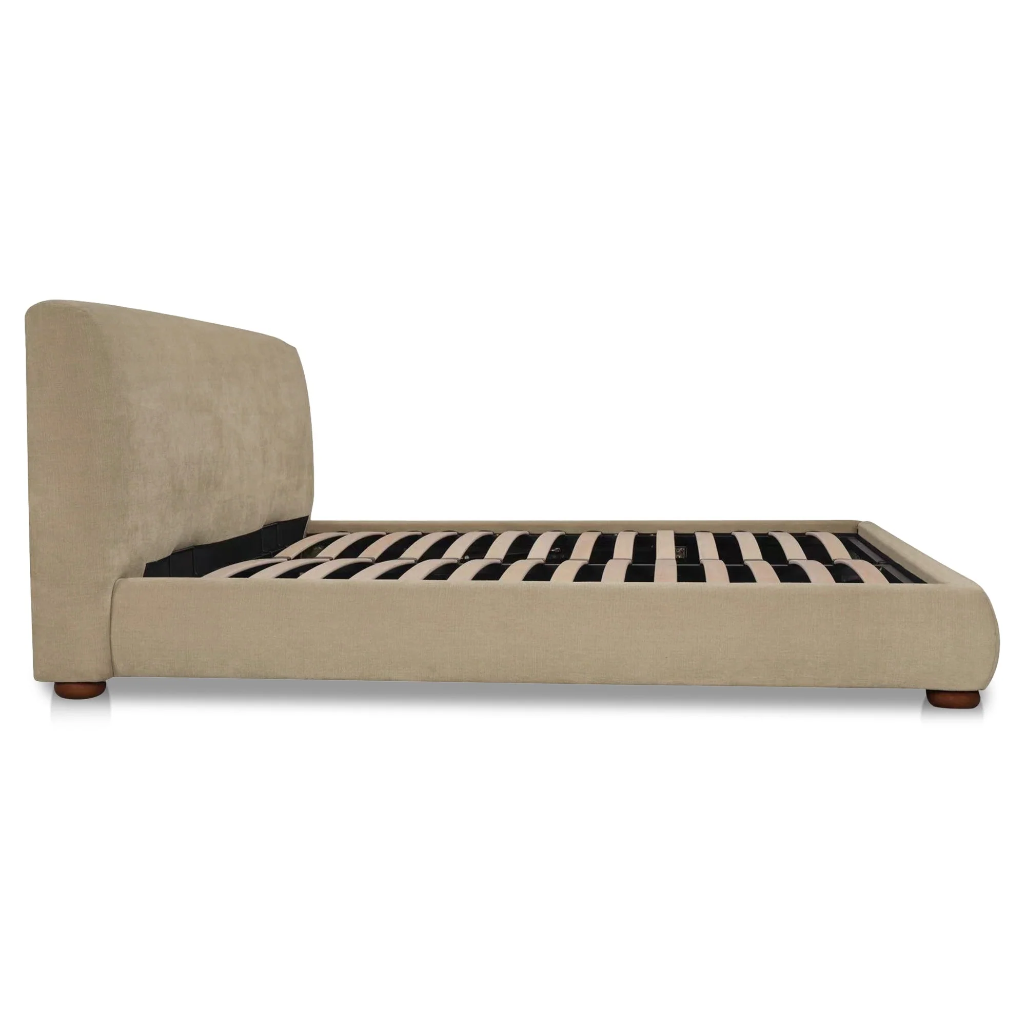 Beau Queen Storage Bed Warm Beige - Image 3
