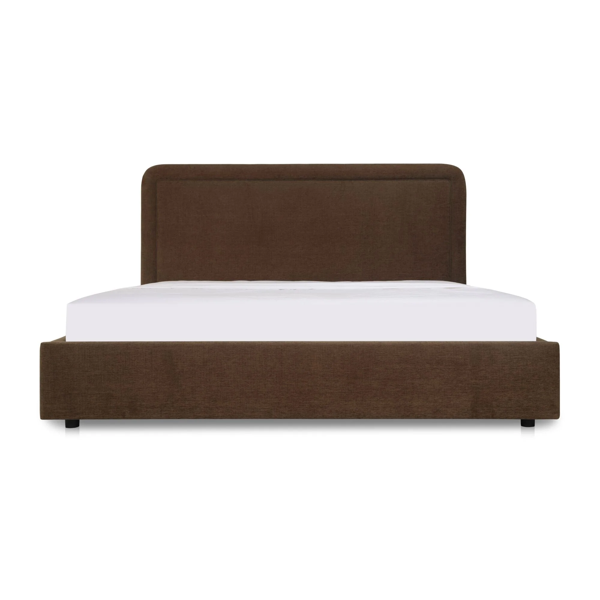 Simon Queen Storage Bed Brown - Image 1