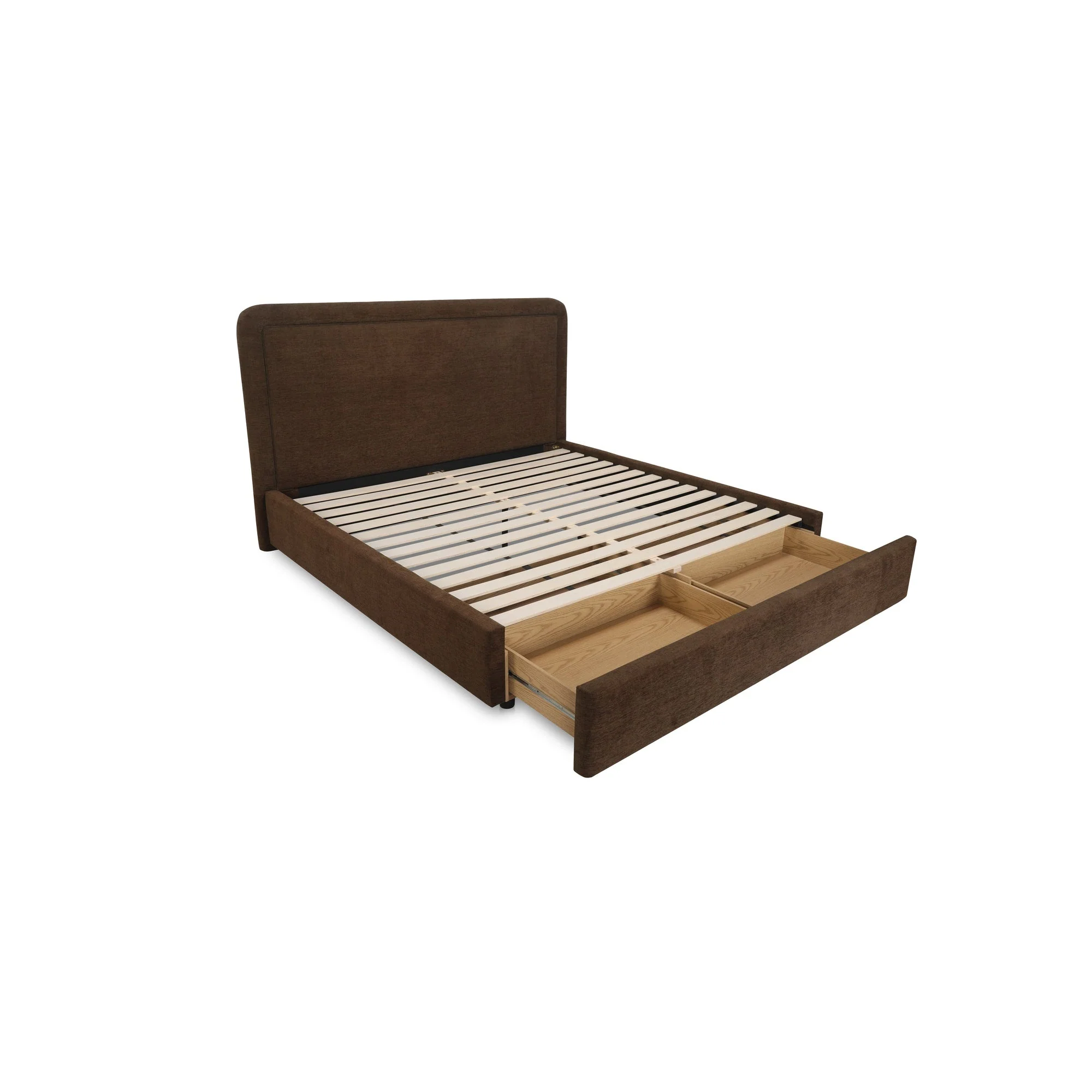 Simon King Storage Bed Brown - Image 2