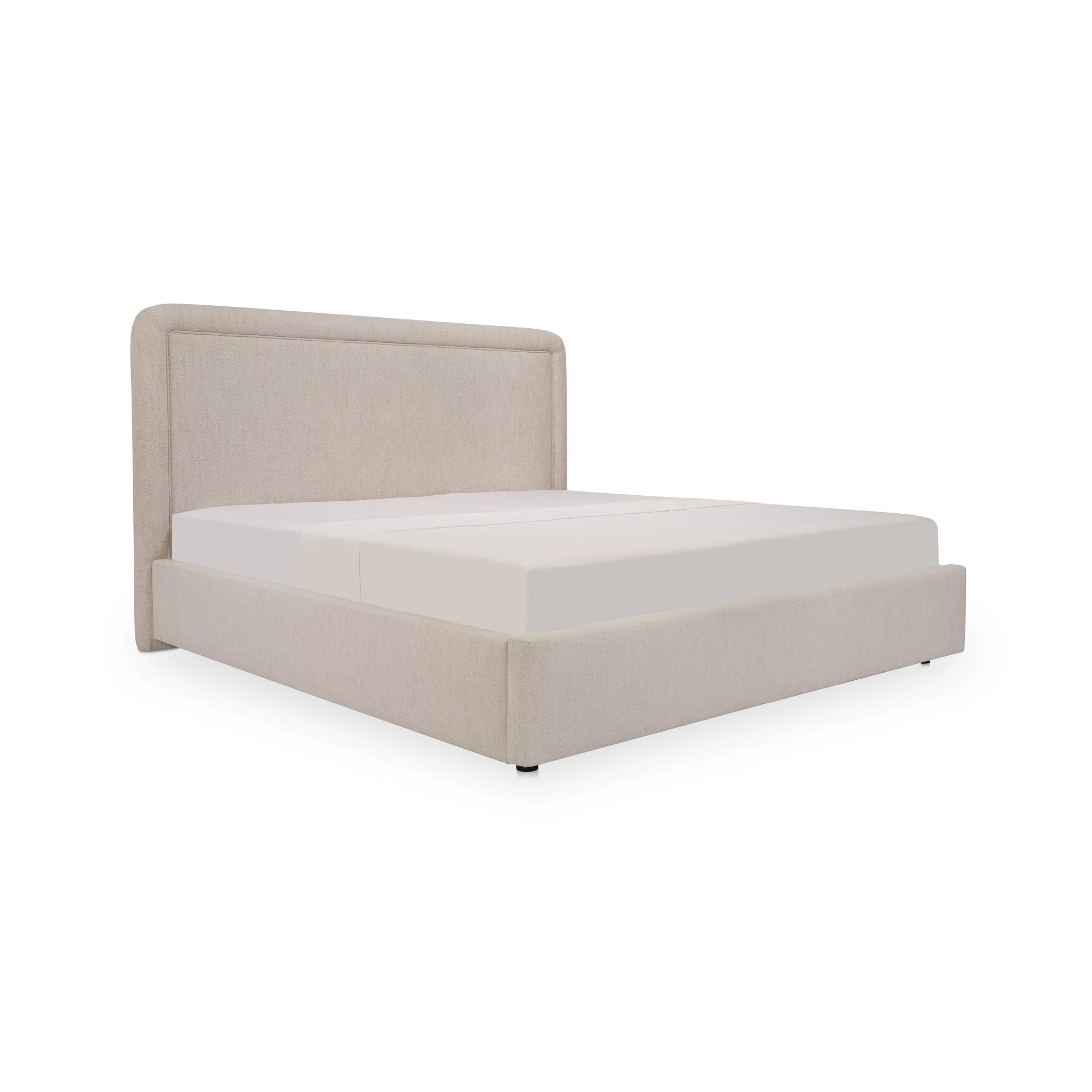 Simon King Storage Bed Flecked Beige - Image 2