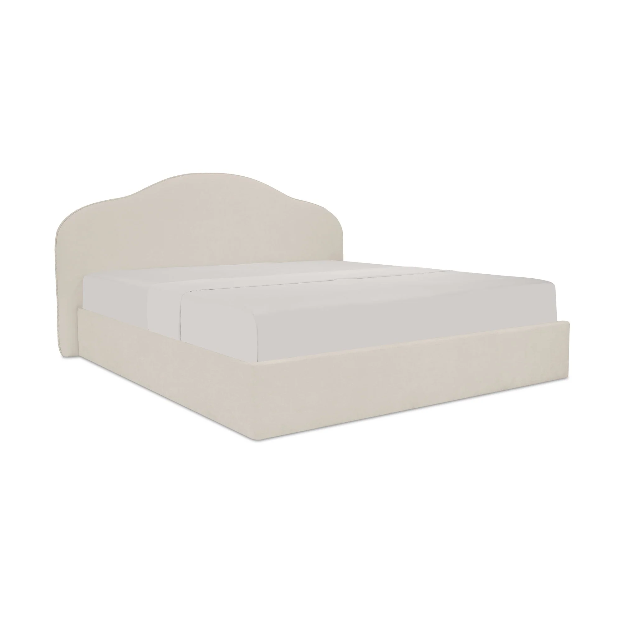 Maggie Queen Storage Bed Cream - Image 2