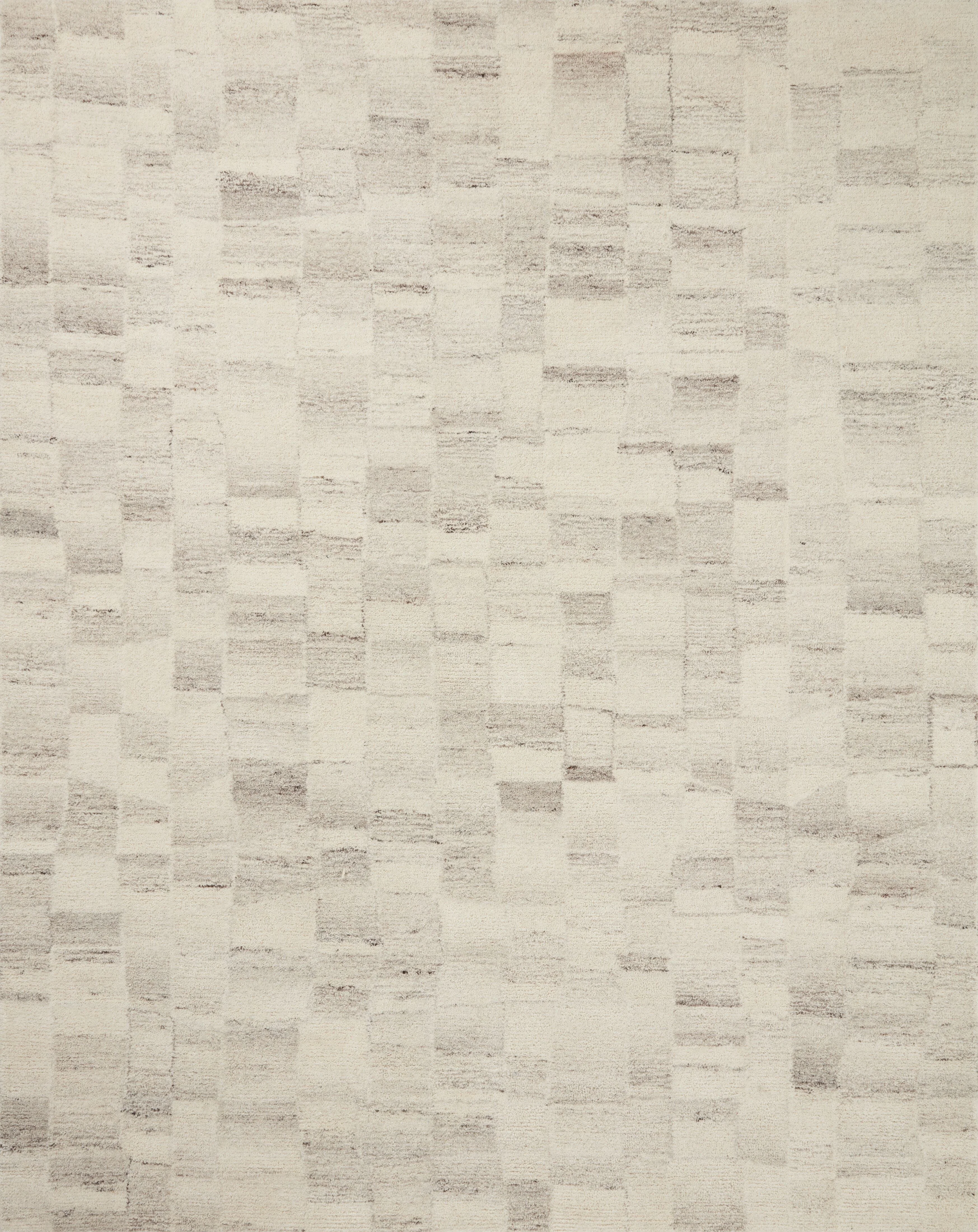Amber Lewis x Loloi | Rocky Collection | Ivory / Silver | ROC-01 - Image 1