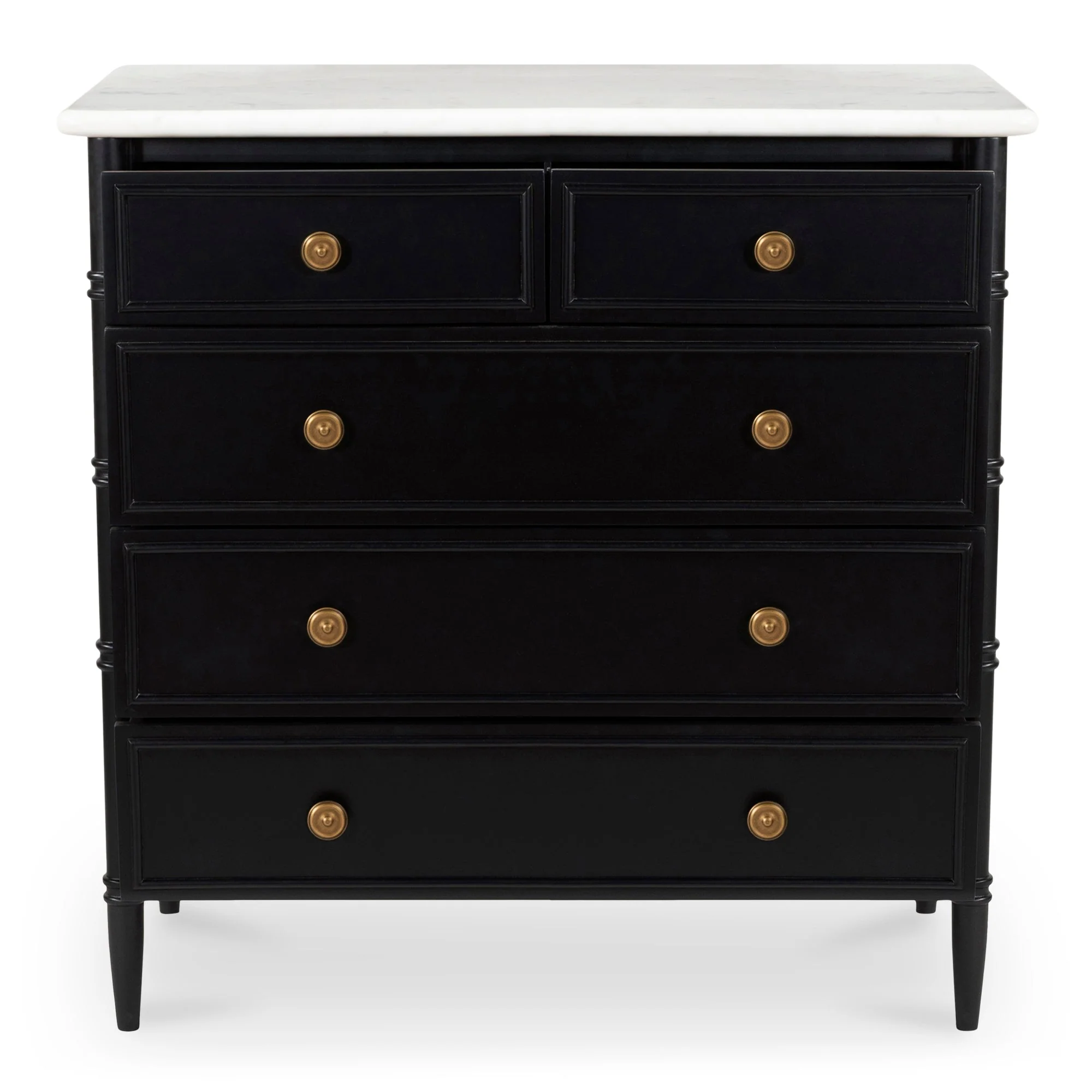 Eleanor 5 Drawer Chest Black - Image 2