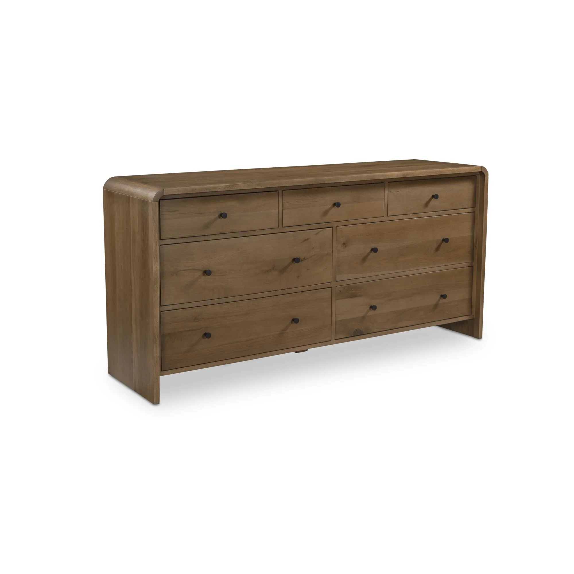 Riley 7 Drawer Dresser Oak - Image 2