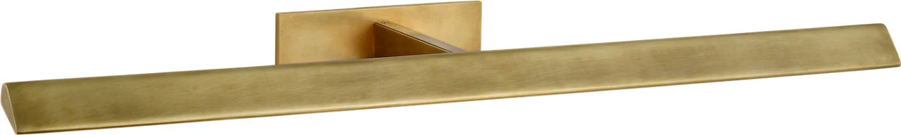 Petrel 30″ Picture Light | Hand-Rubbed Antique Brass