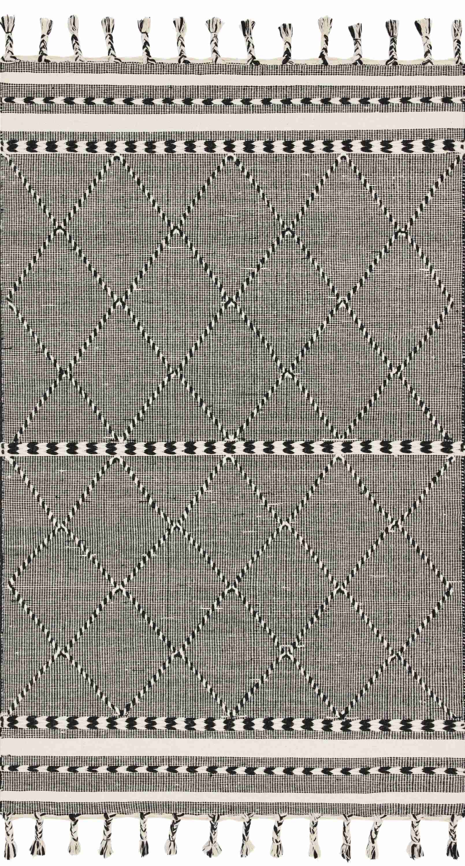 Loloi II | Sawyer Collection | Black | SAW-01 - Image 1