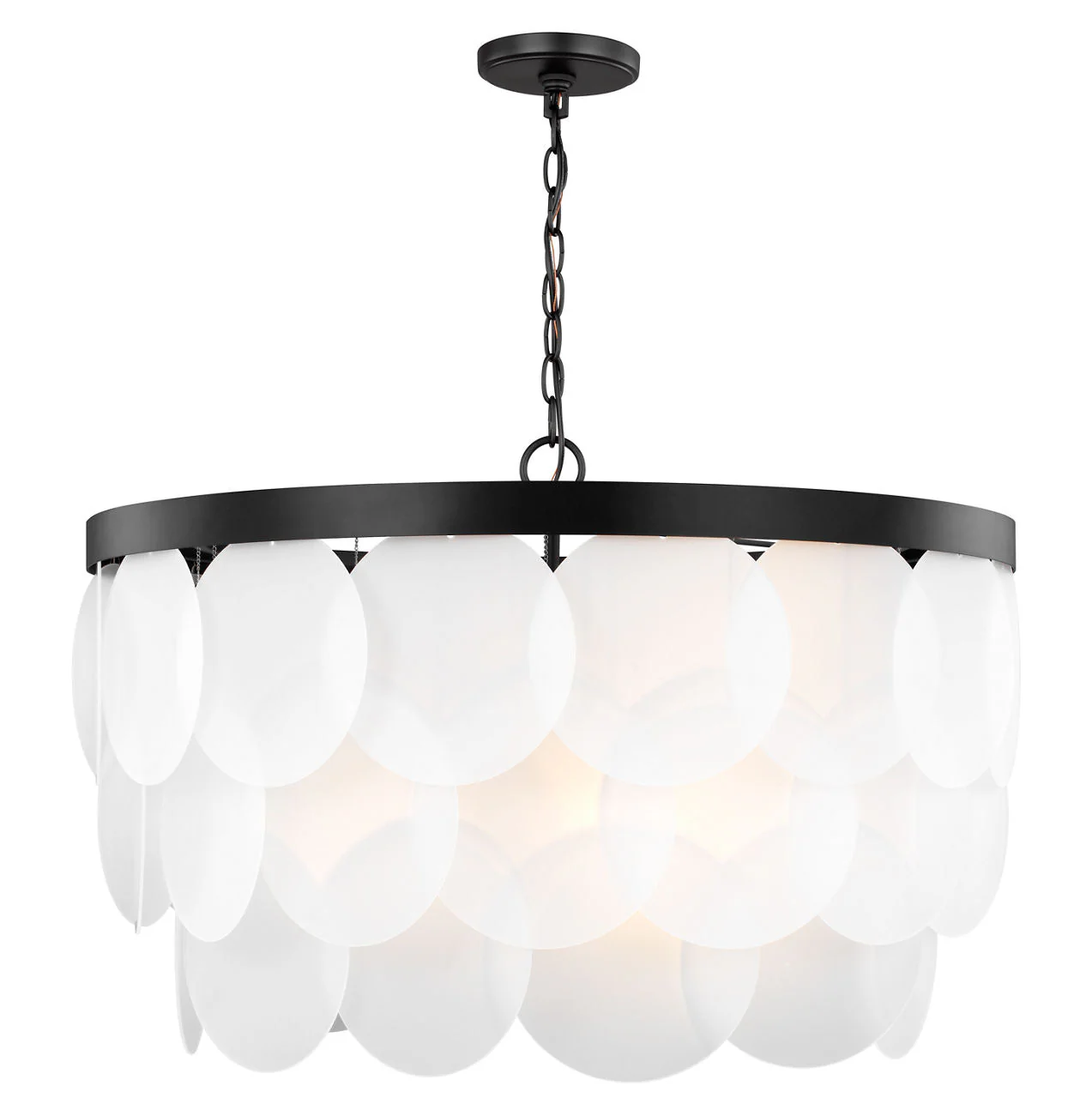 Mellita Eight Light Pendant | Midnight Black - Image 2