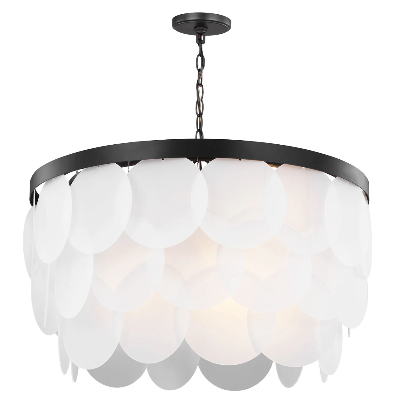 Mellita Eight Light Pendant | Midnight Black - Image 1