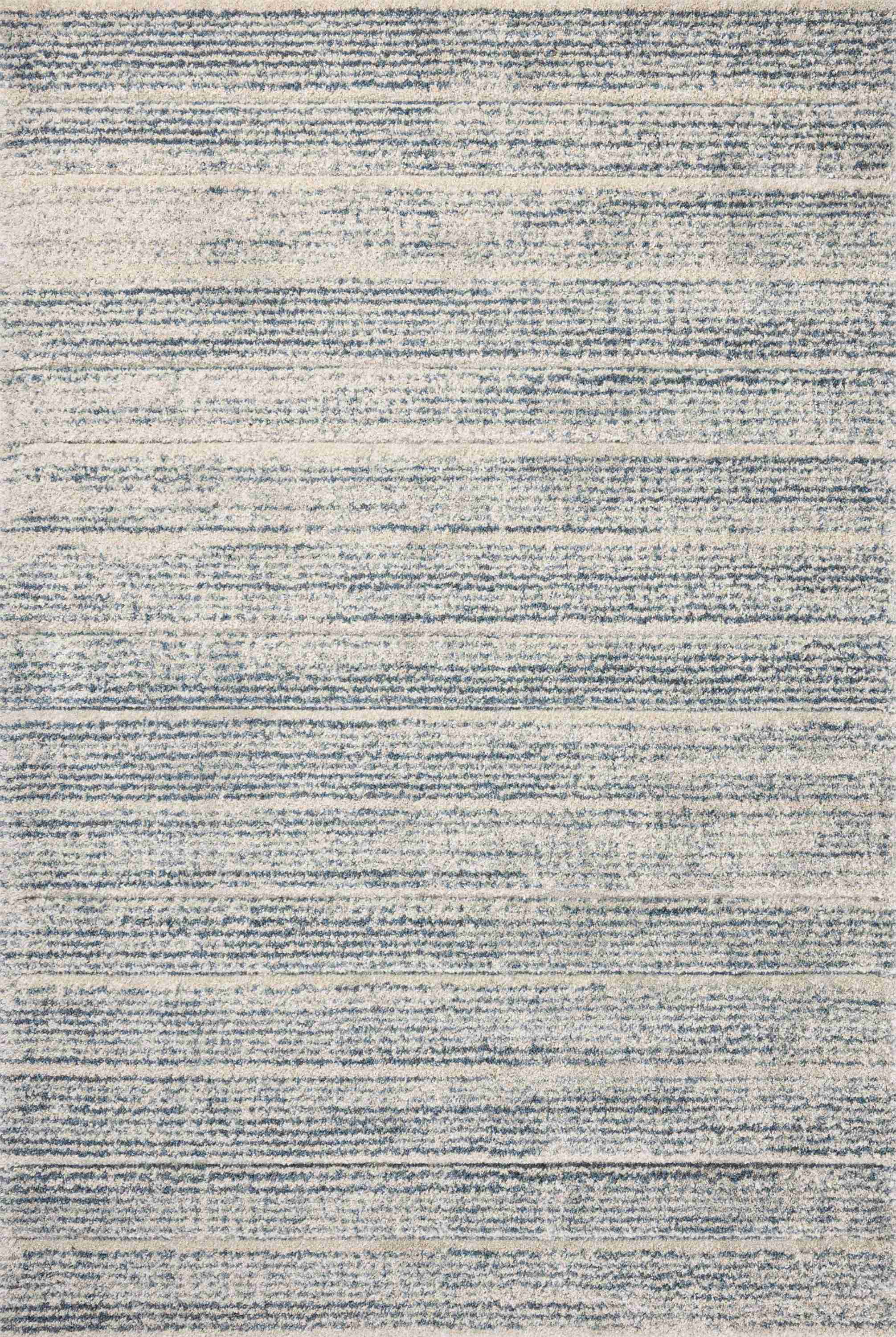 Loloi | Silas Collection | Oatmeal / Blue | SLA-03 - Image 1