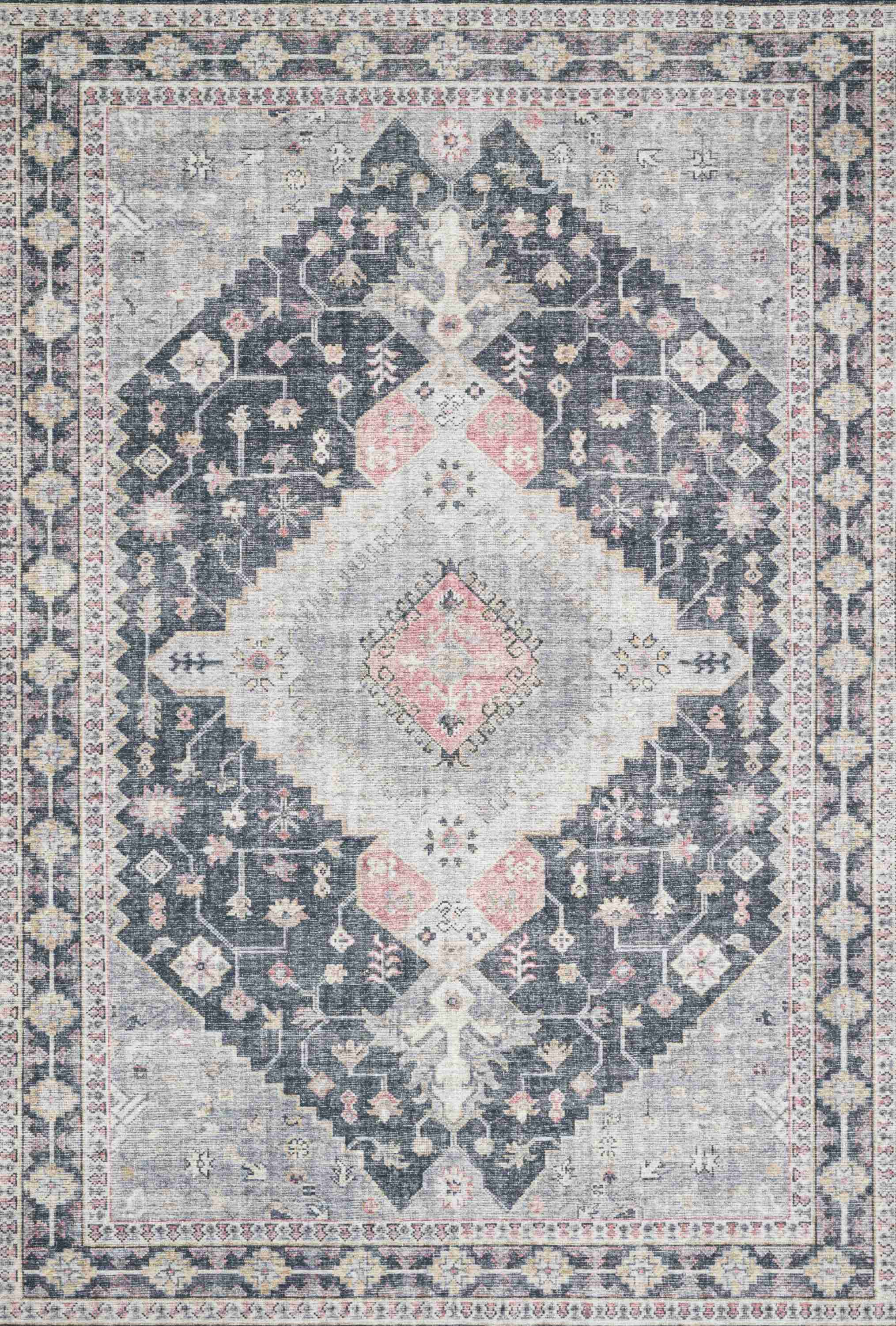 Loloi II | Skye Collection | Charcoal / Multi | SKY-02 - Image 1
