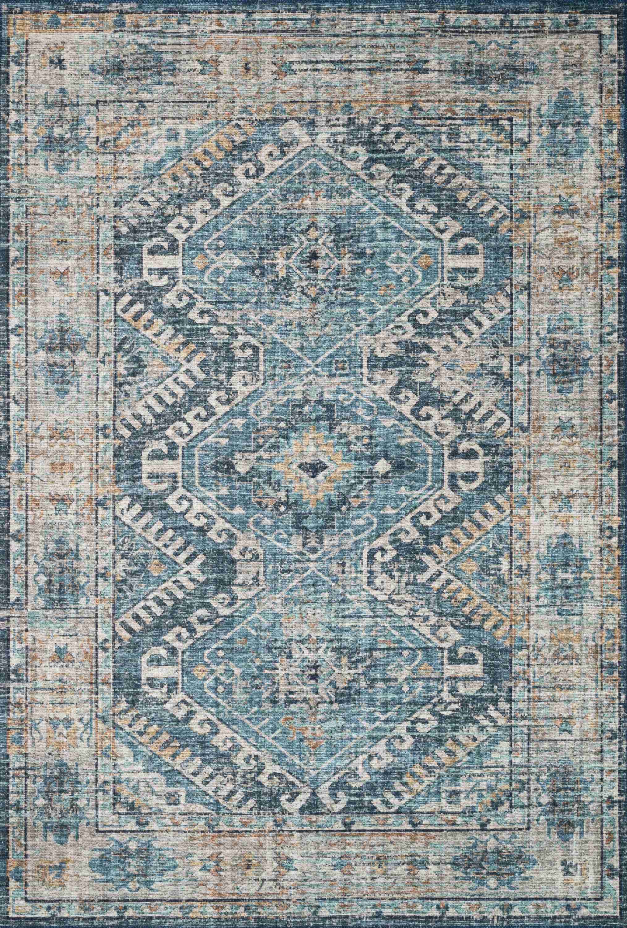 Loloi II | Skye Collection | Denim / Natural | SKY-03 - Image 1