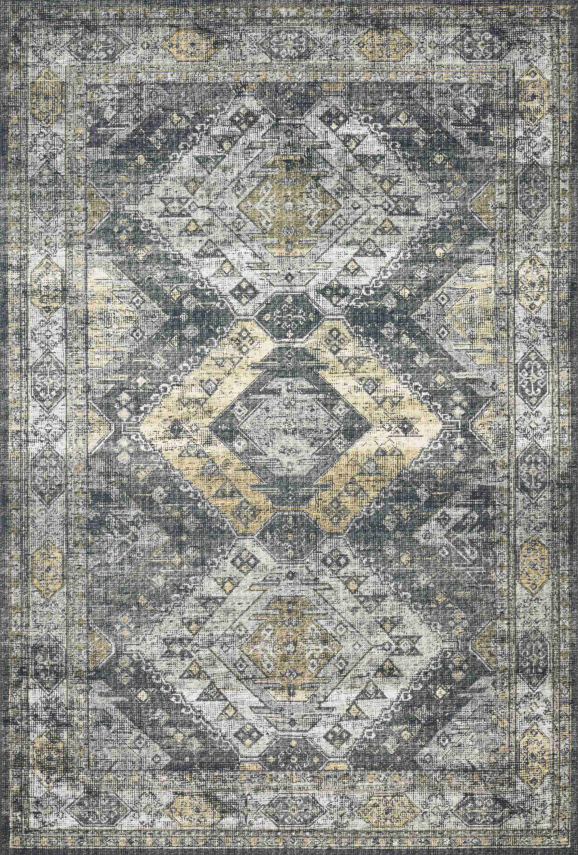 Loloi II | Skye Collection | Graphite / Silver | SKY-09 - Image 1