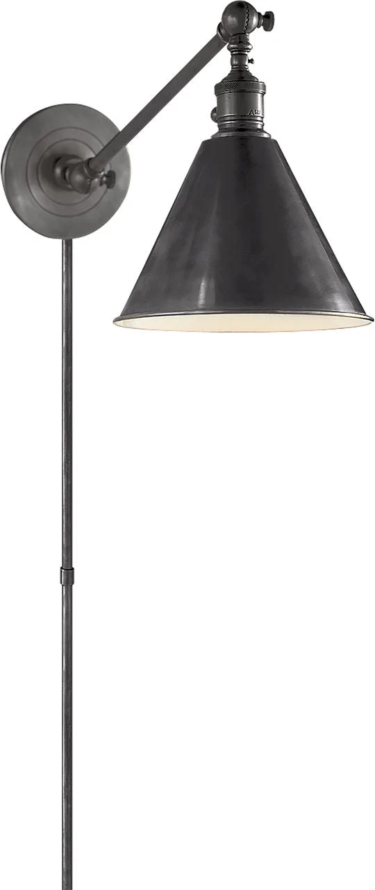 Boston Functional Single Arm Library Light | Bronze - Image 1