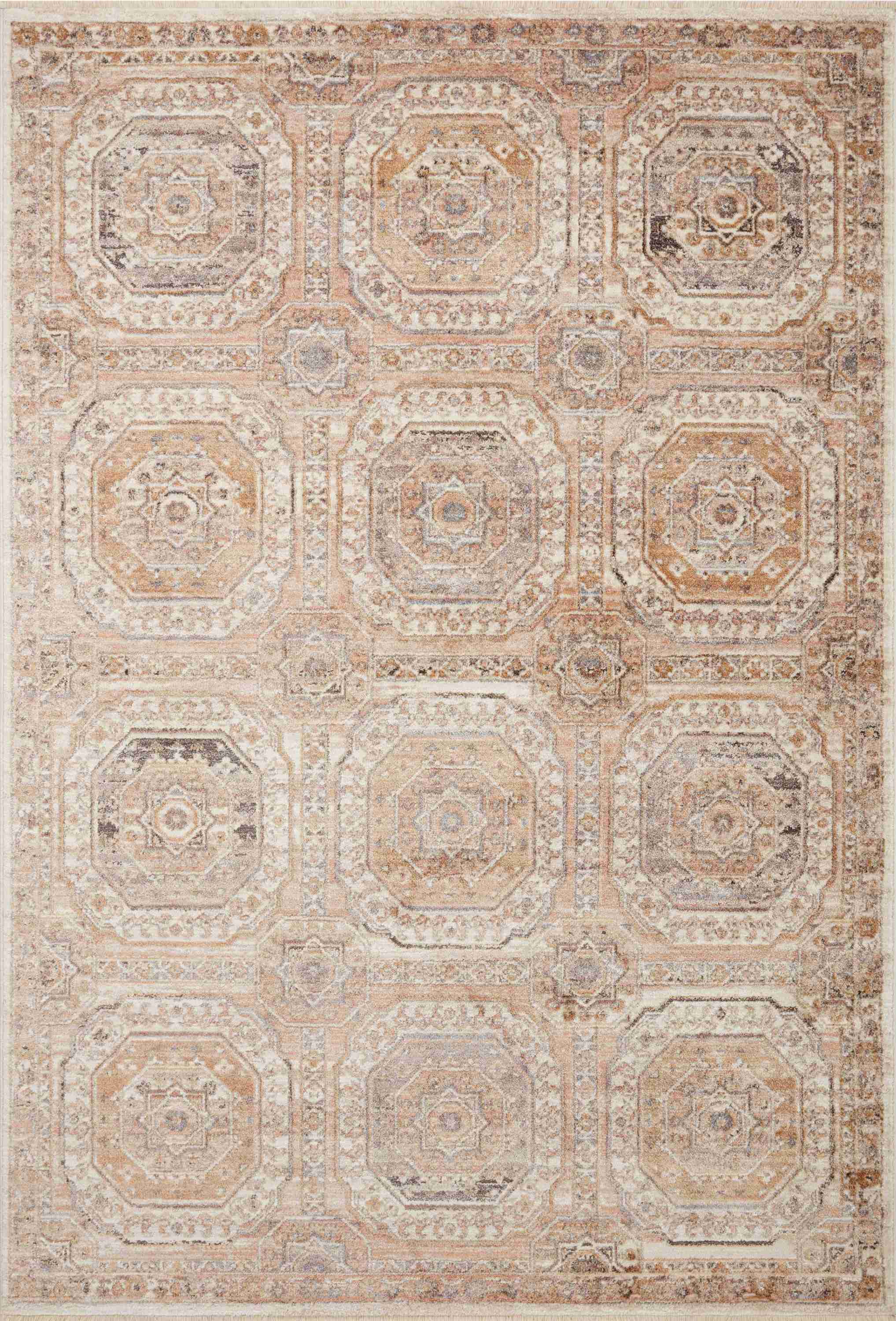 Loloi | Sonnet Collection | Apricot / Multi | SNN-06 - Image 1