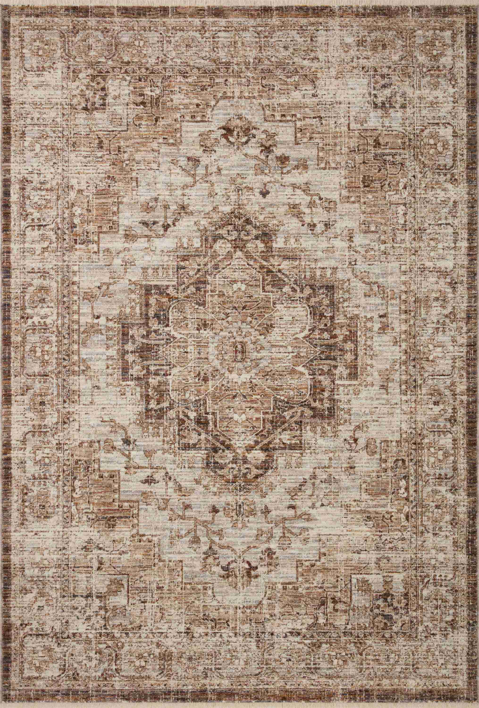 Loloi II | Sorrento Collection | Mocha / Multi | SOR-03 - Image 1