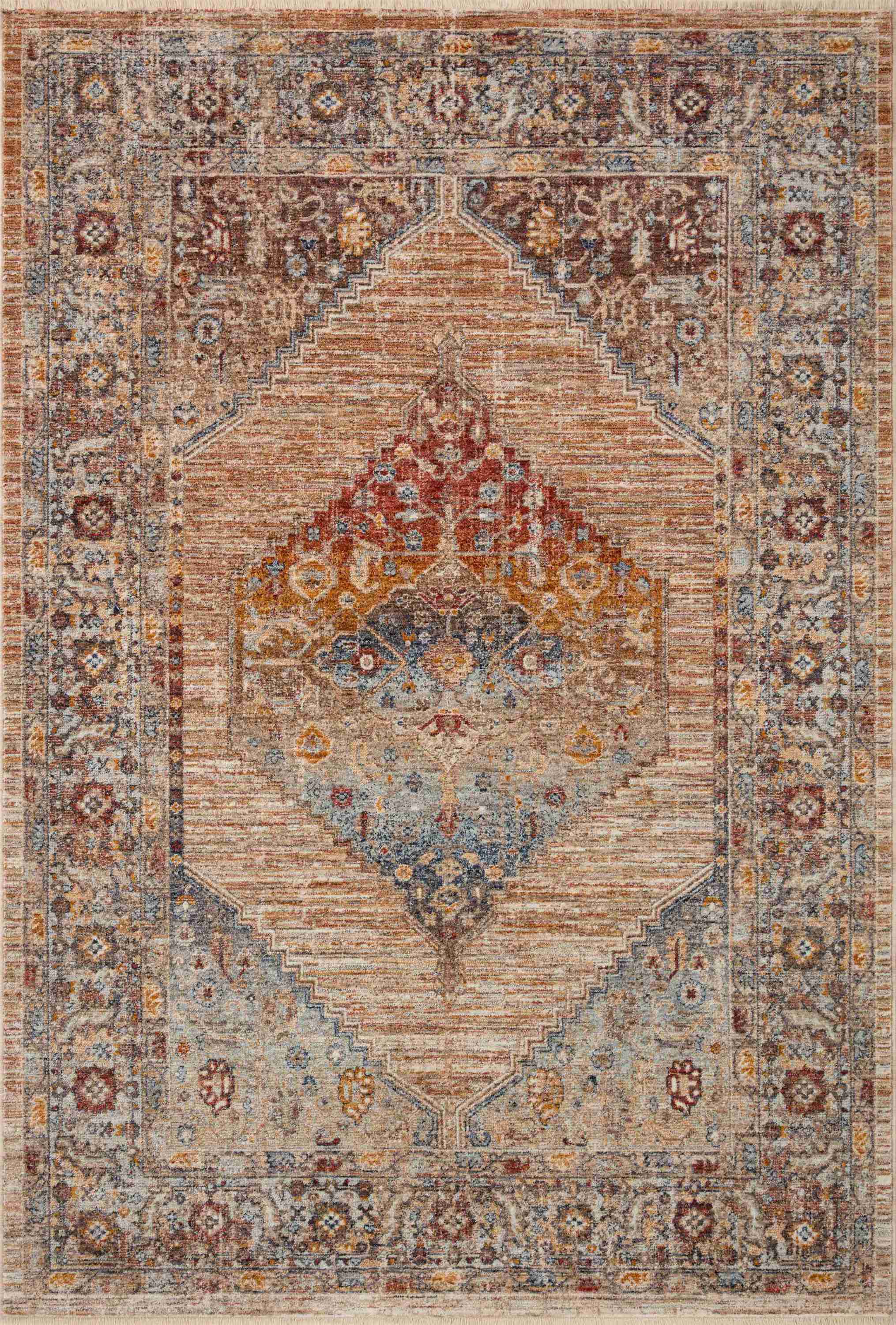 Loloi II | Sorrento Collection | Multi / Sunset | SOR-06 - Image 1