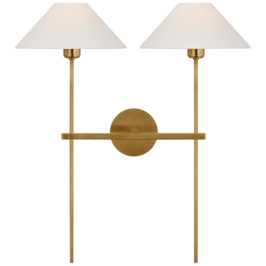 Hackeny 25" Double Tail Sconce - Image 1