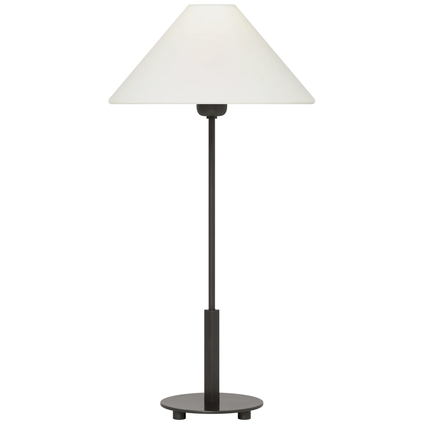 Hackney 24" Cordless Buffet Lamp | Bronze | Linen Shade - Image 1