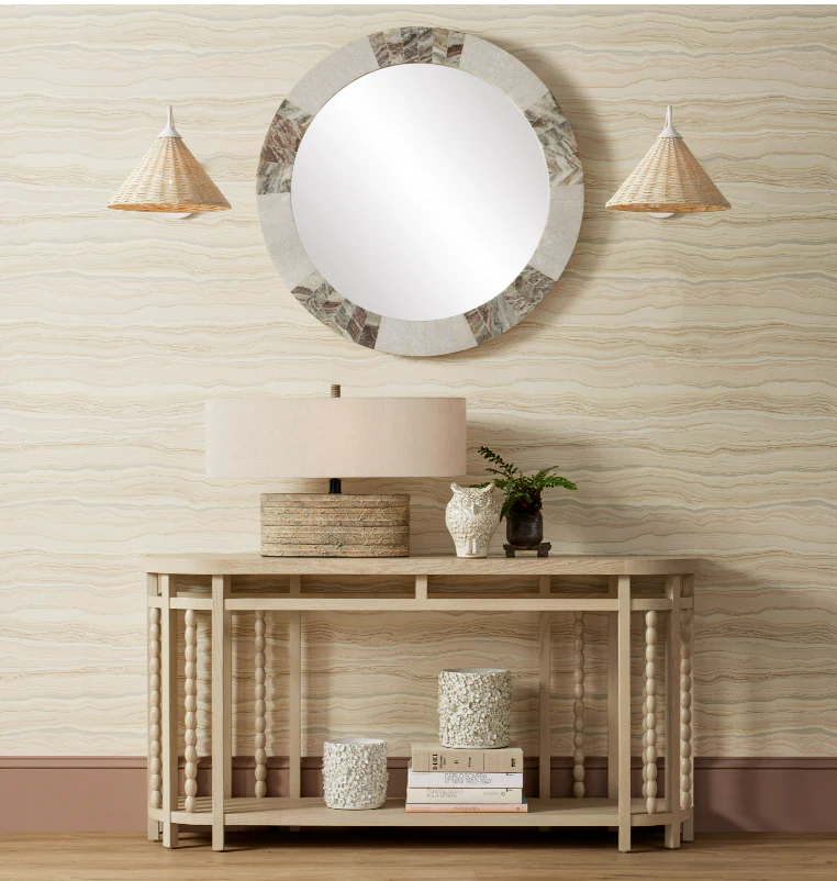 Merla Rustic Oval Table Lamp - Image 3