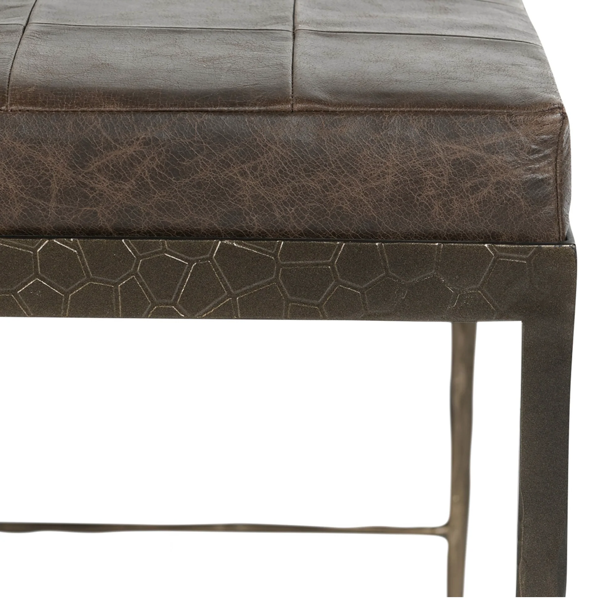 Malo Leather 28" Bench - Image 3