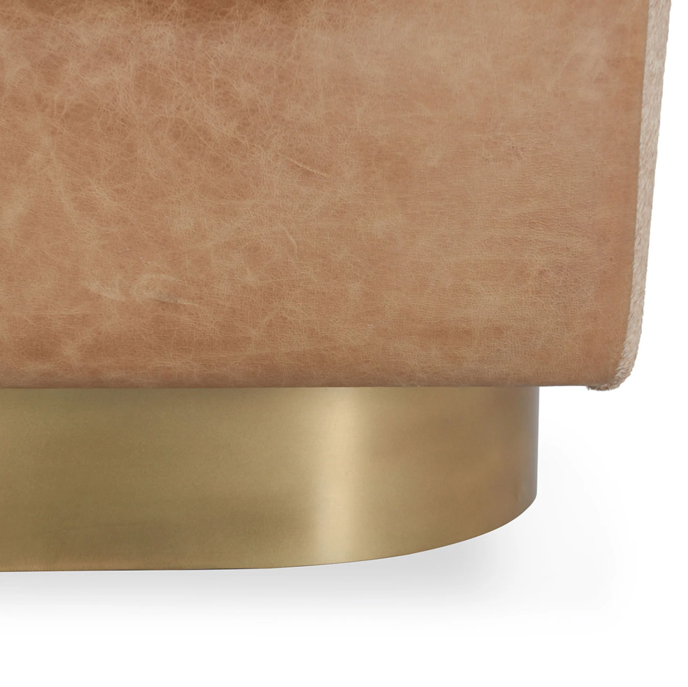 Lathe Leather/Hide Accent Chair - Image 2