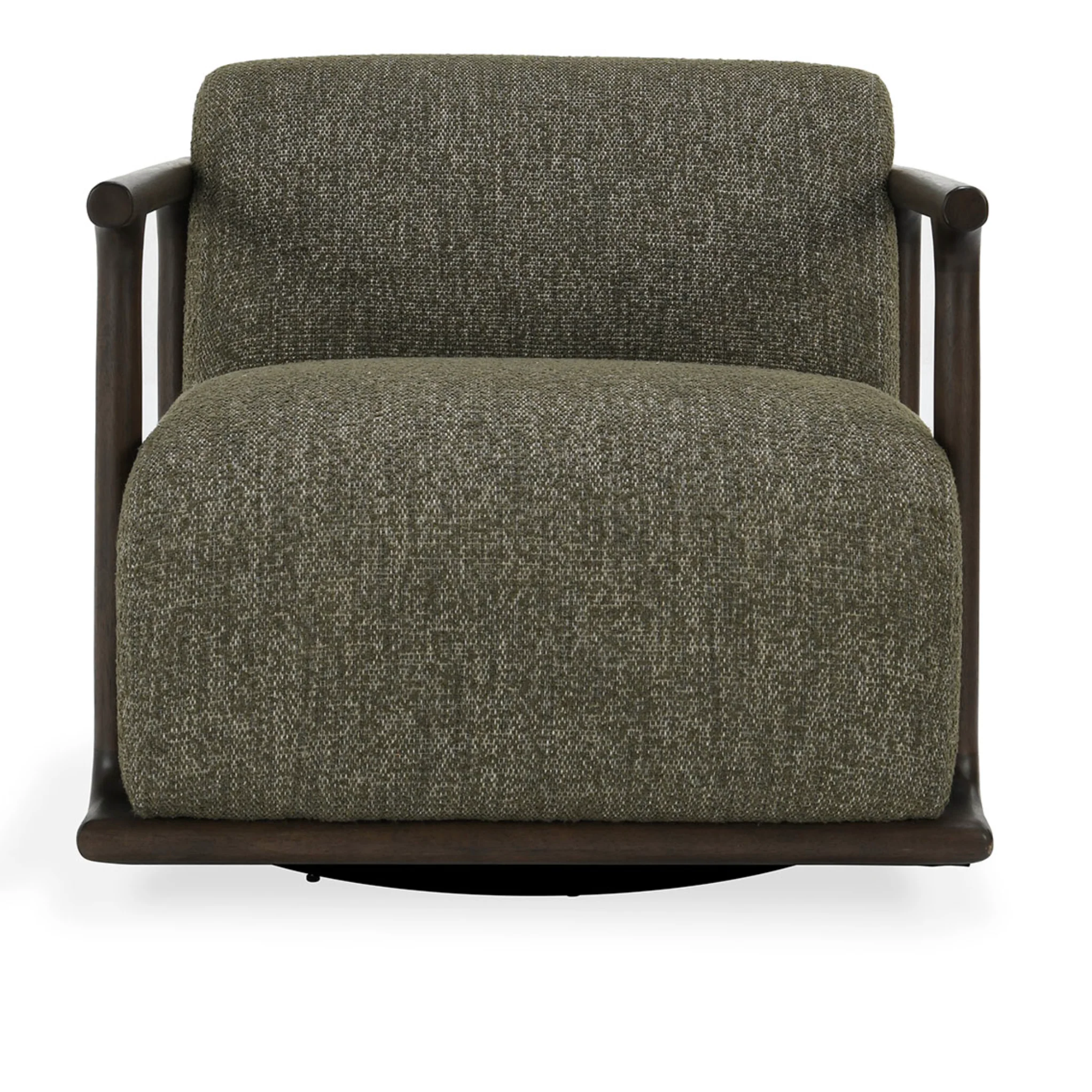 Lucia Swivel Accent Chair Kale Green - Image 2