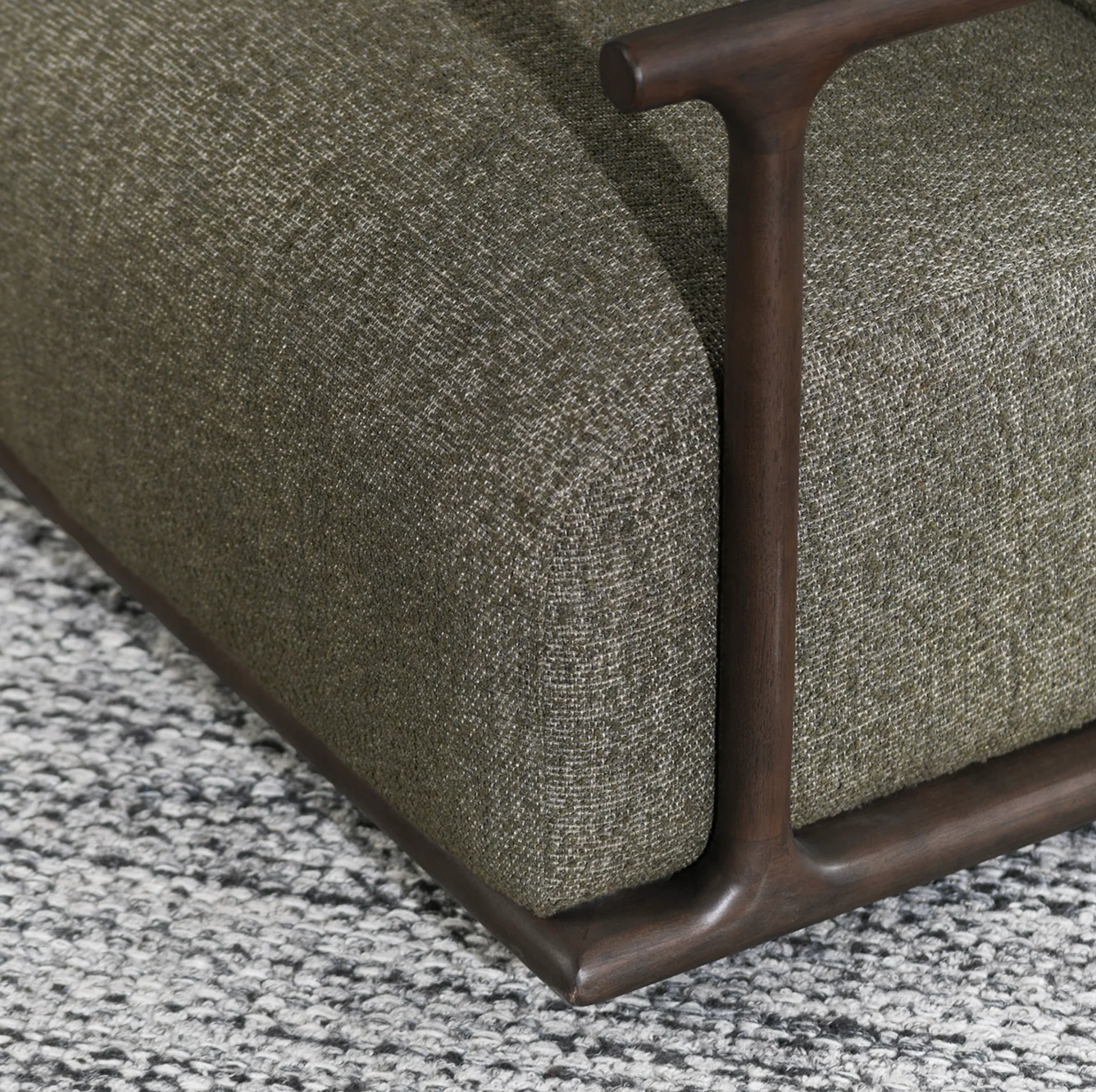 Lucia Swivel Accent Chair Kale Green - Image 3