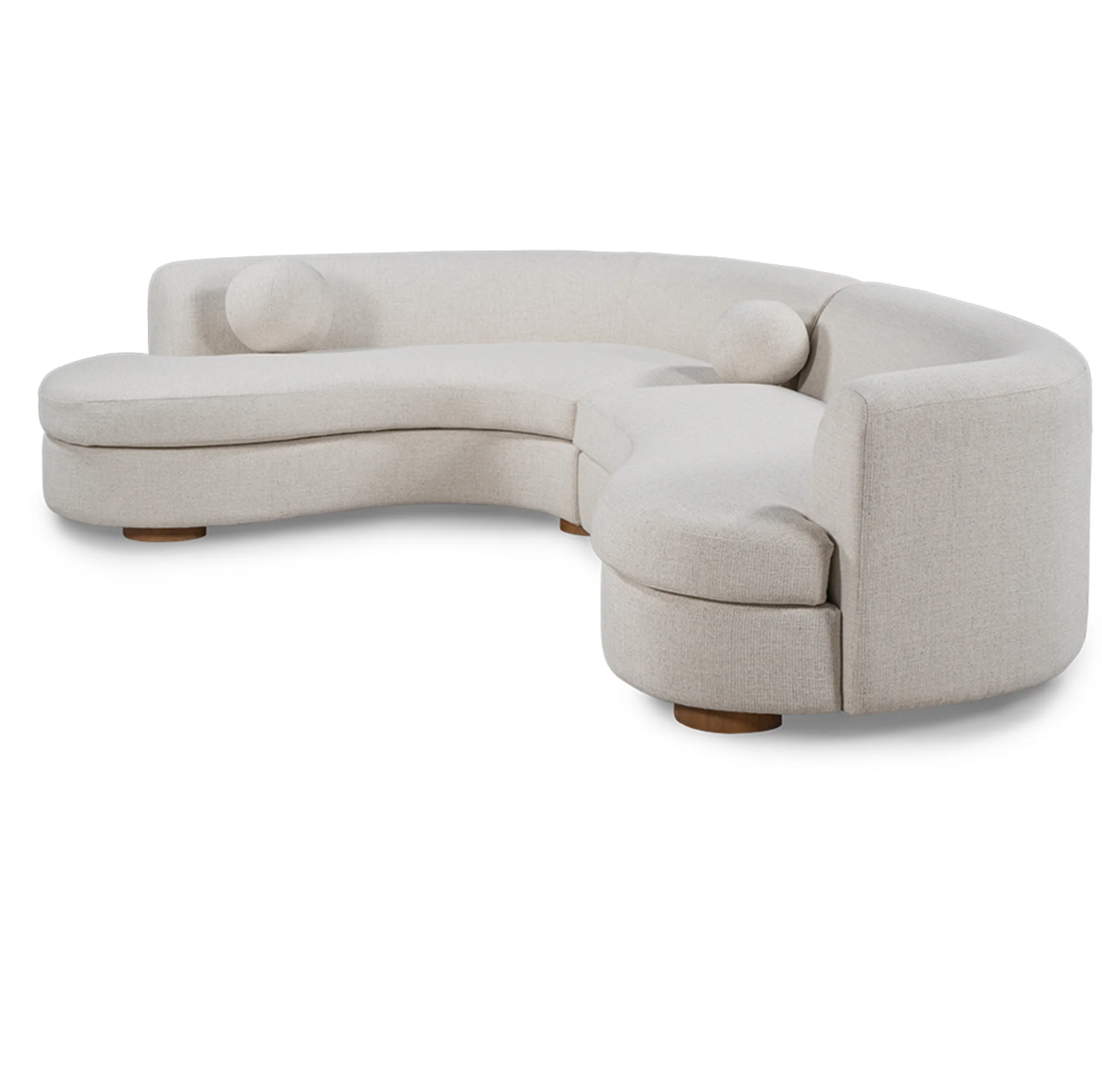 Concord Sectional Ivory - Image 2