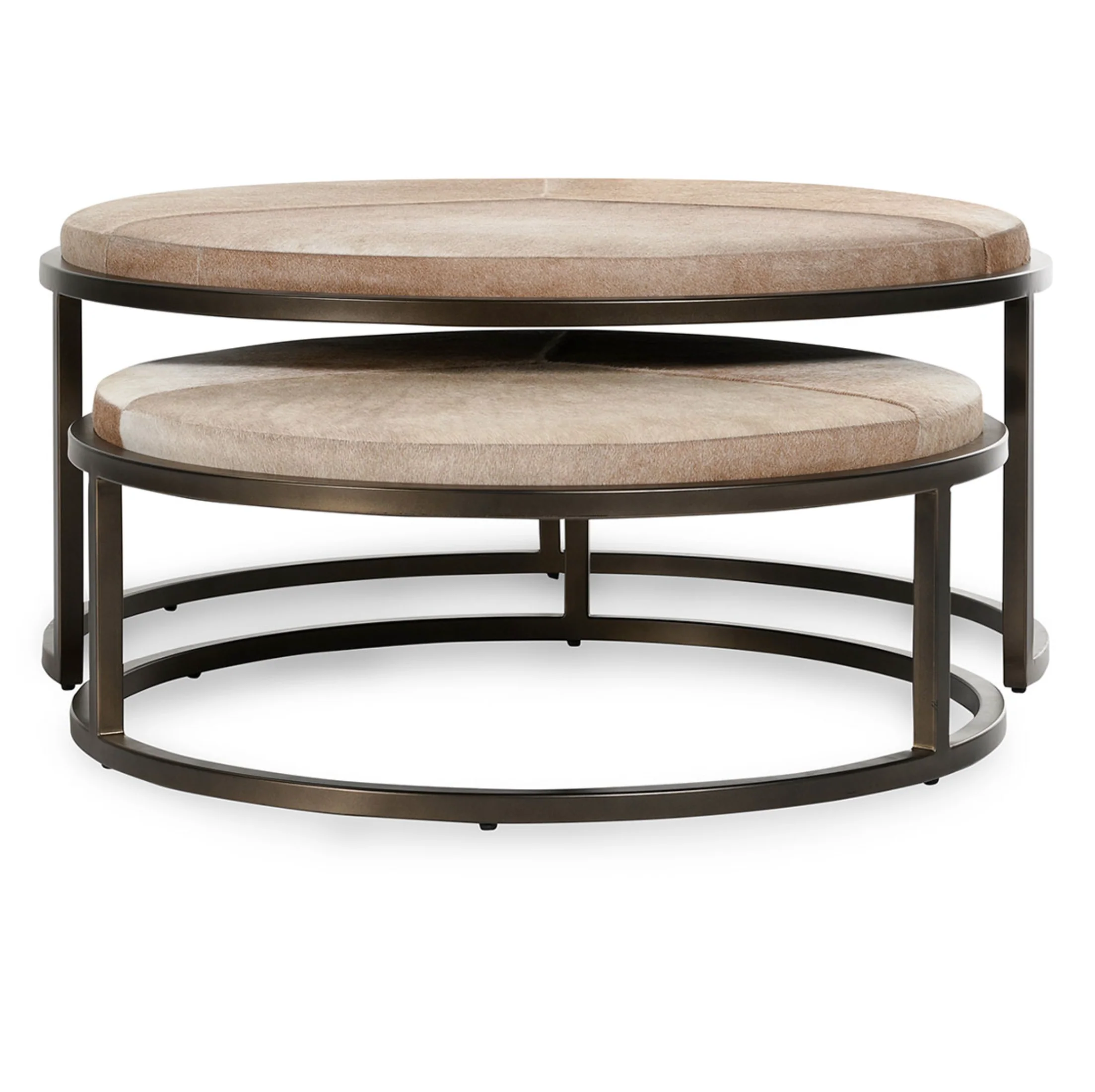 Hayword Hide Set of 2 Nesting Coffee Tables - Image 2