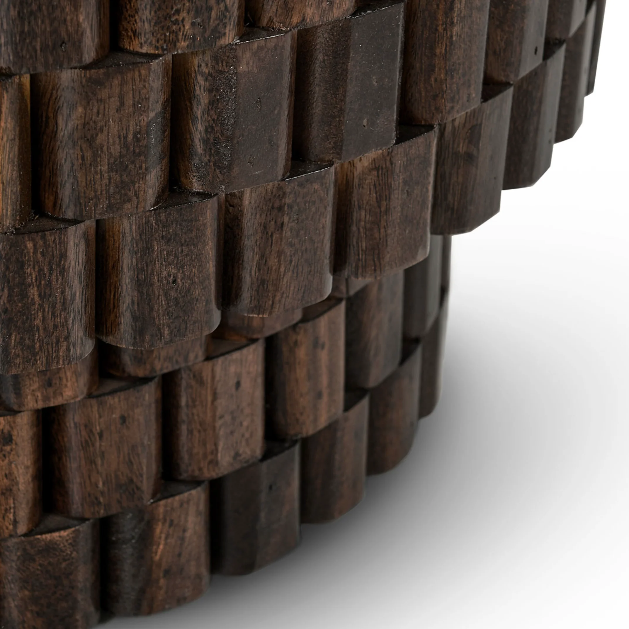Norwood Mango Wood 25" Round End Table - Image 3