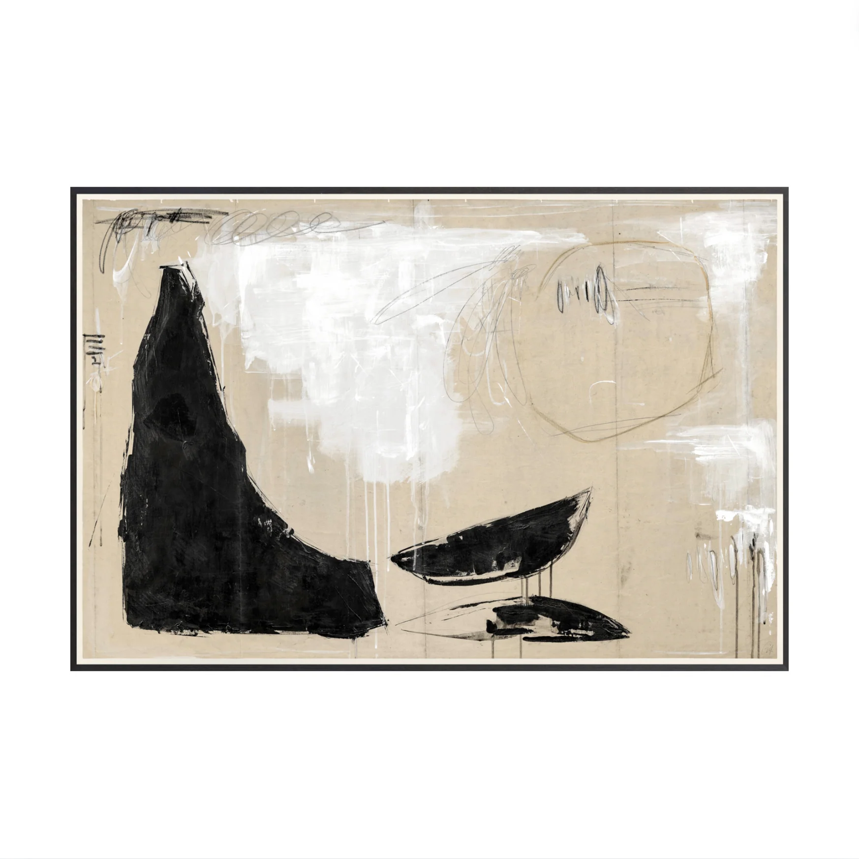 Split I | Glass Framed - Image 1