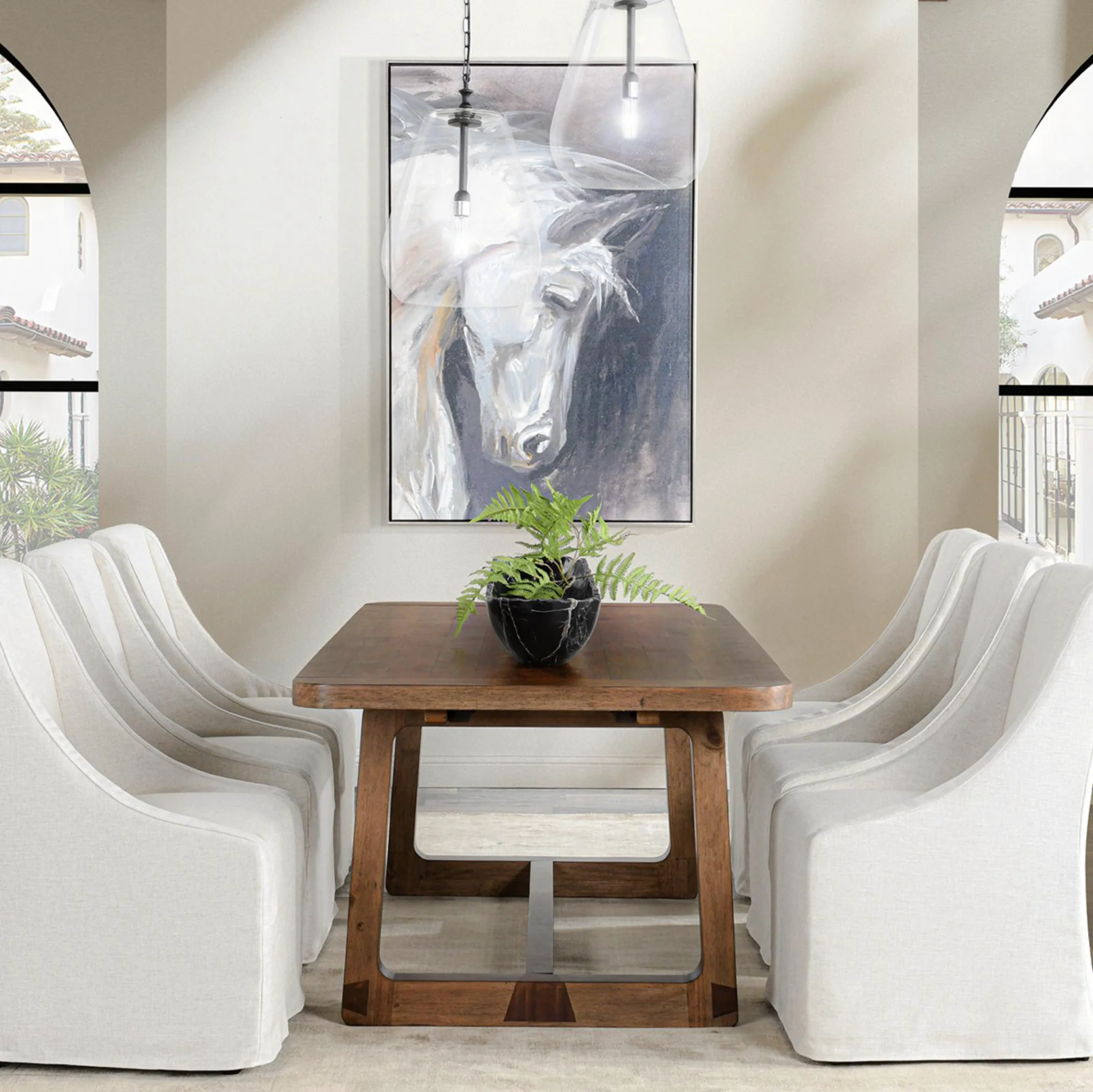 Lyra Pine Extension Dining - Image 2