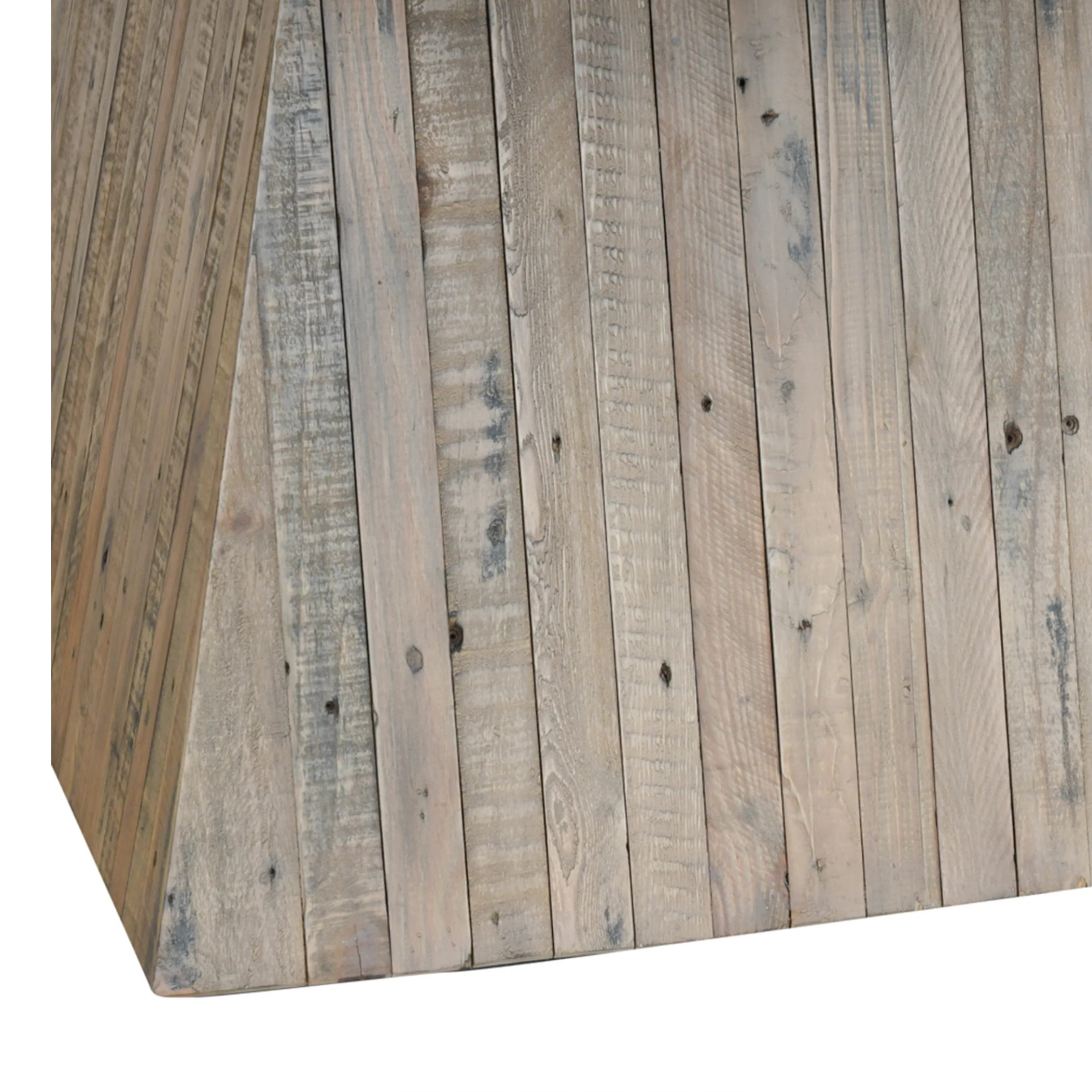 Grange Reclaimed Pine 94" Dining Table Natural/Weathered Chalk - Image 3