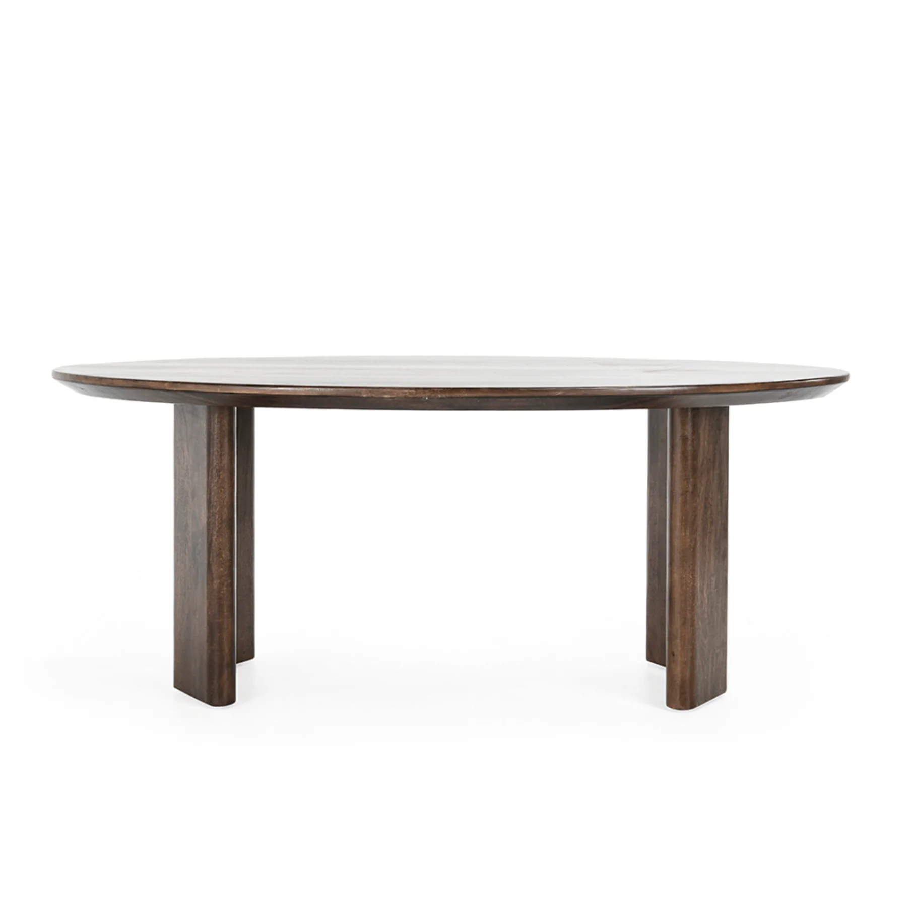 Norwood Mango Wood 78" Dining Table Bark Brown - Image 2