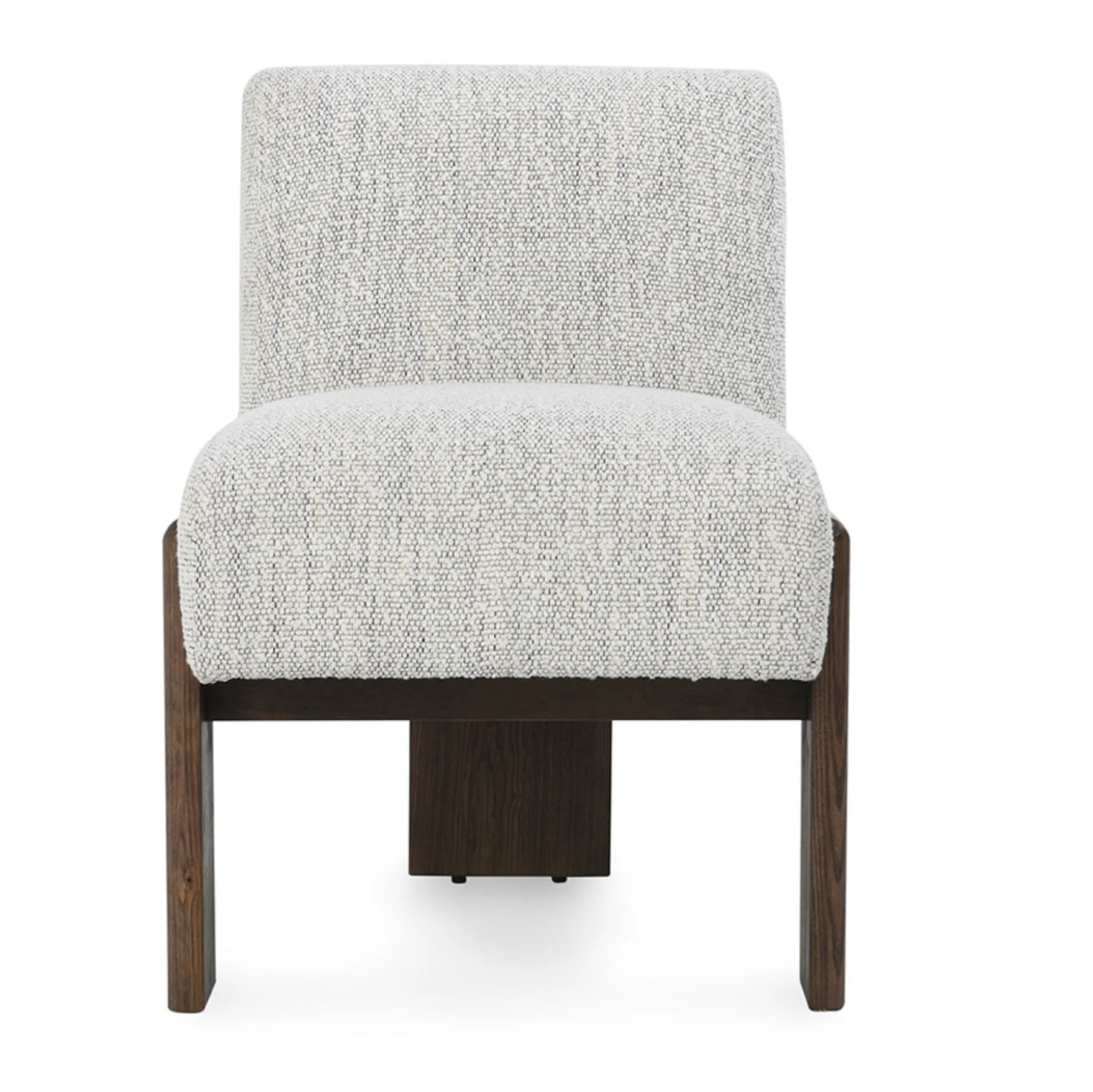 Chelsea Upholstered/Wood Dining Chair Pixel Ivory - Image 2