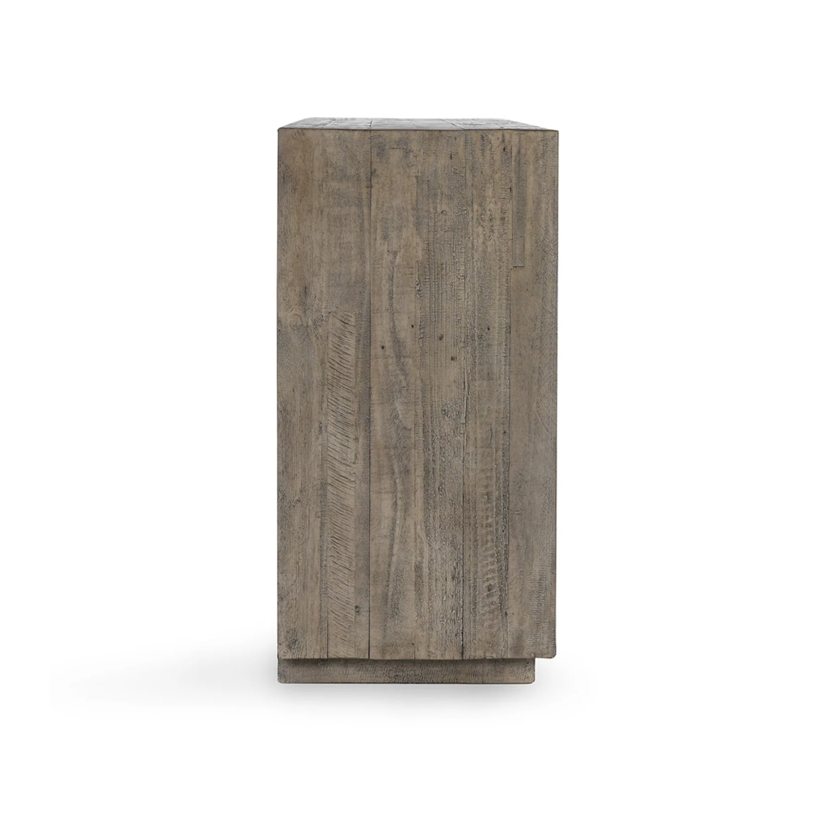 Denver Reclaimed Pine Cabinet Distressed Gray/Weathered Chalk - Image 3