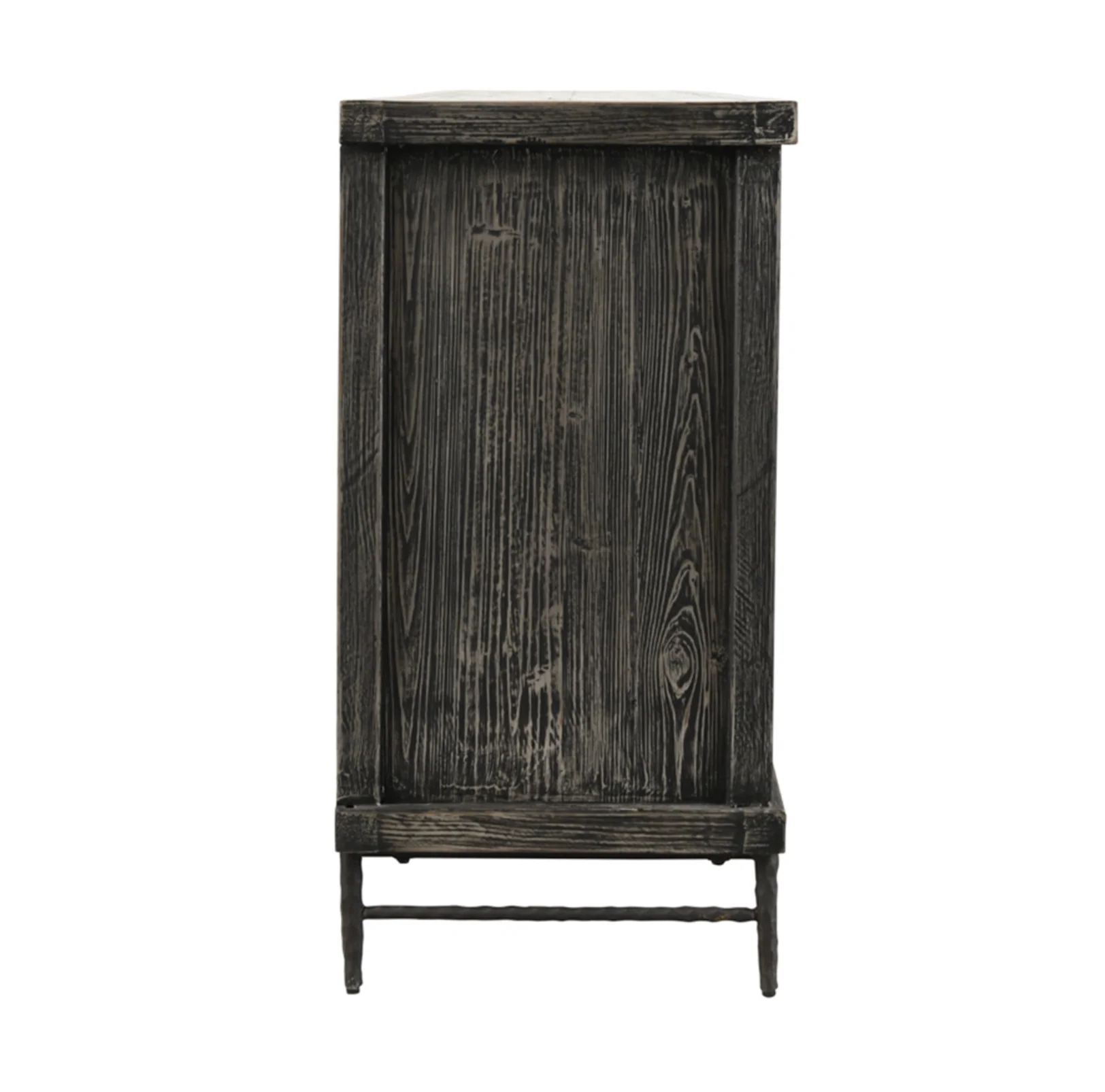 Willmark Reclaimed Pine Cabinet Timeworn Black - Image 3