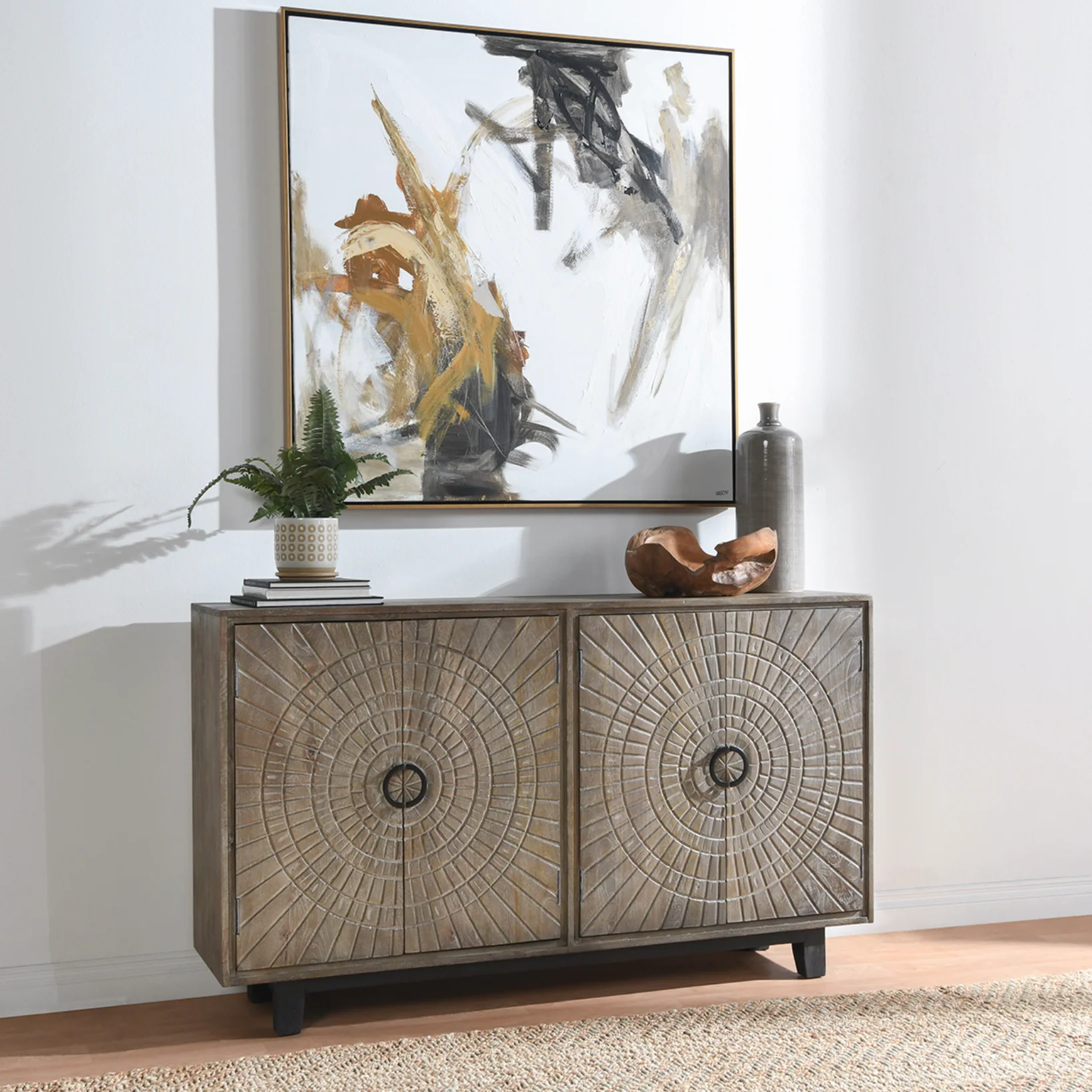 Vivienne Mango Wood  Cabinet - Image 3