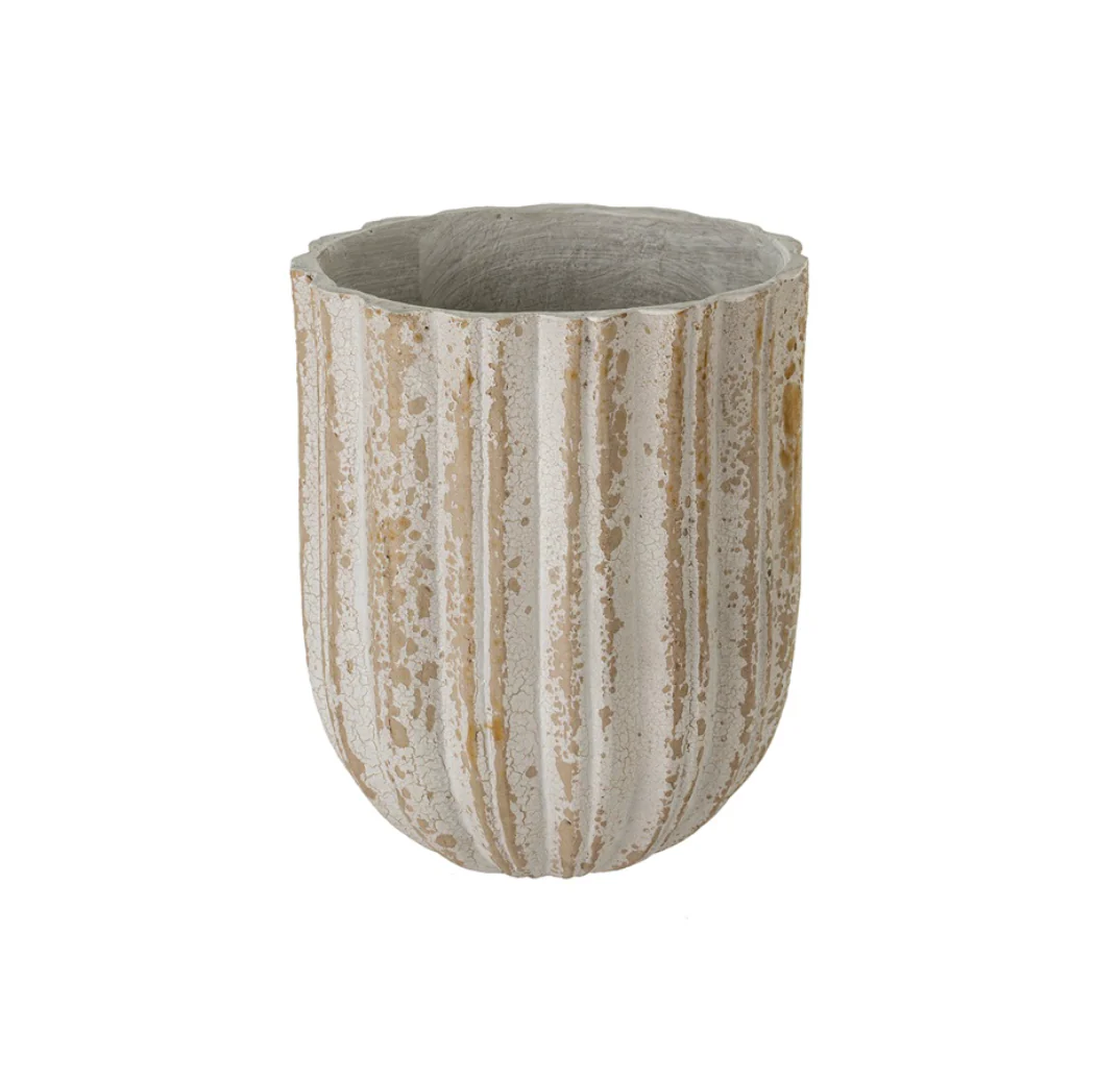 Athens Paper Mache Pot - Image 1