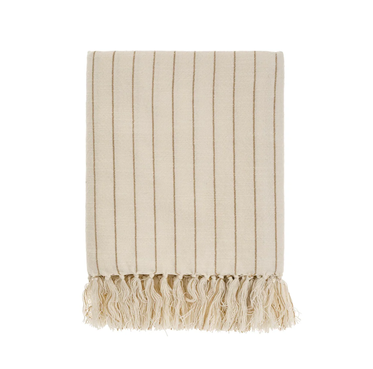 Pinstripe Hammam Bath Towel Stone