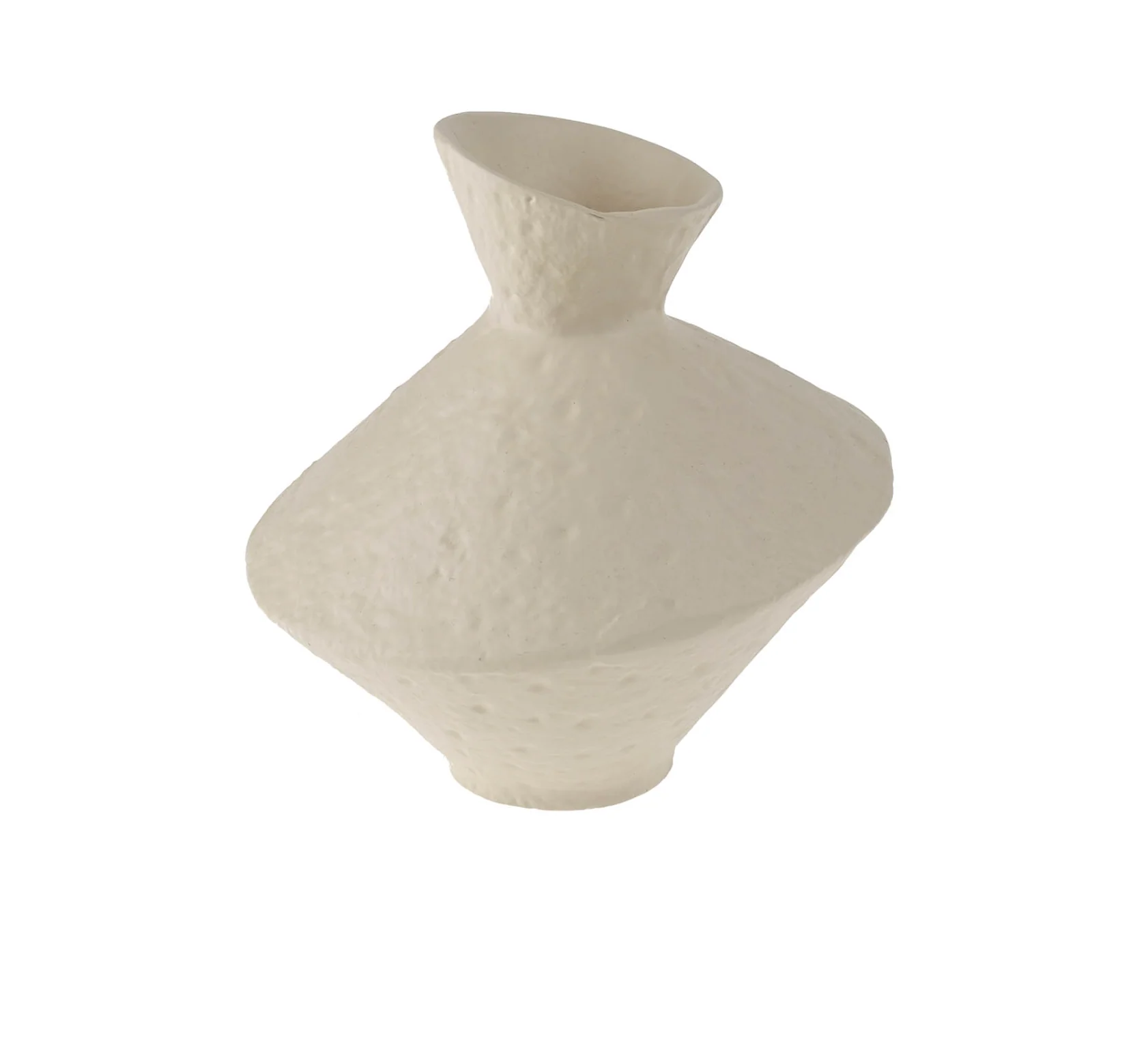 Ivory Slant Vase - Image 1