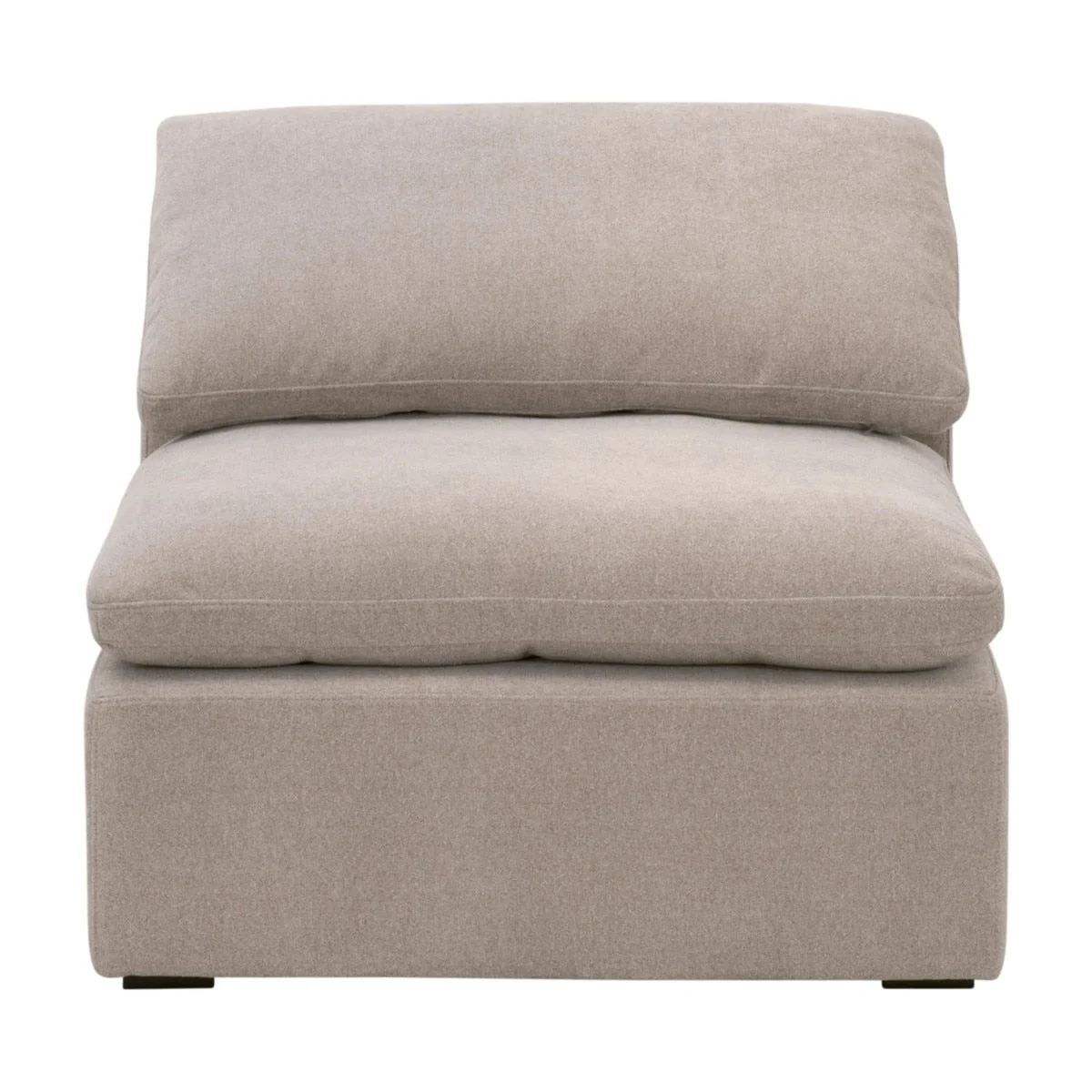 Sky Modular Armless Chair | Espresso - Image 1