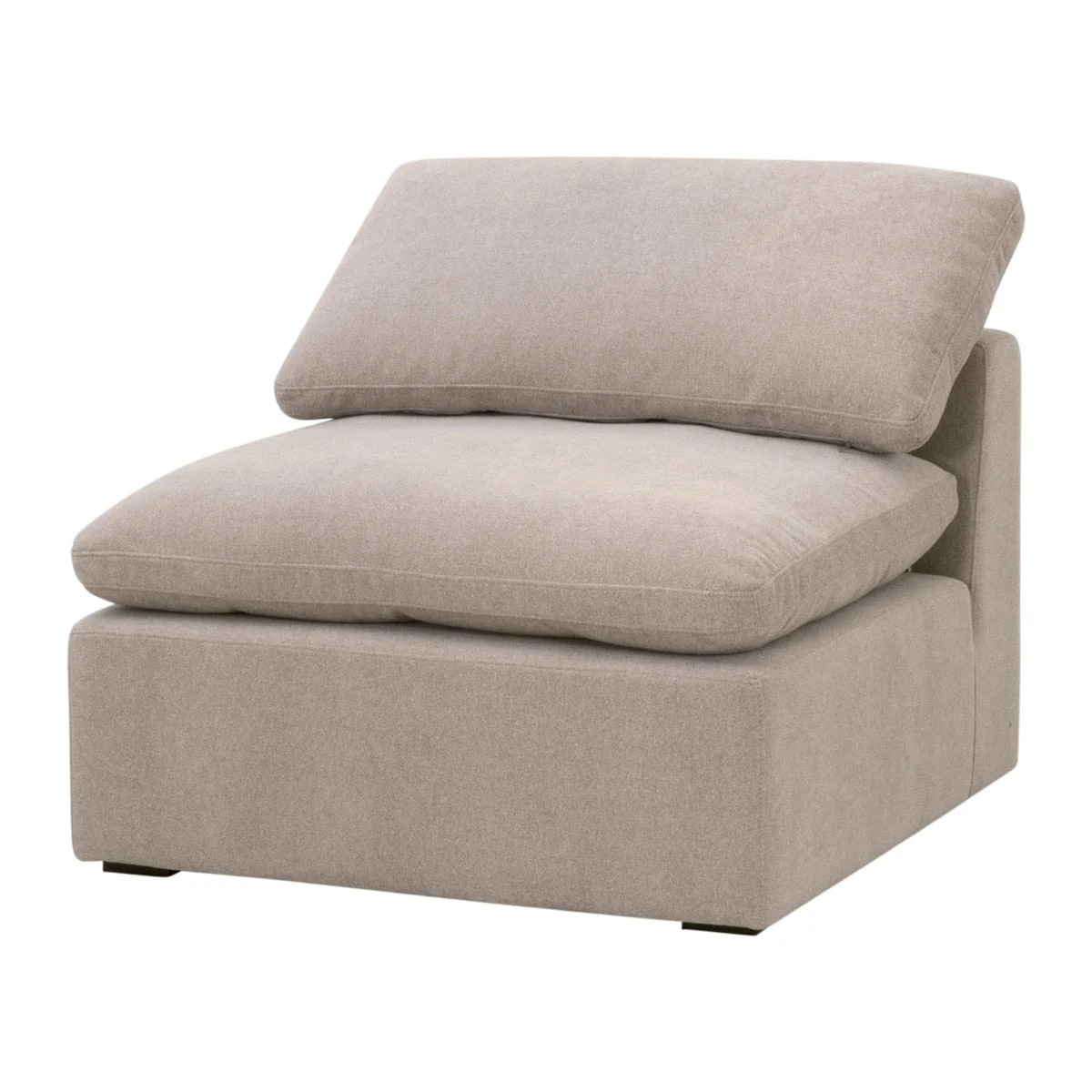 Sky Modular Armless Chair | Espresso - Image 2