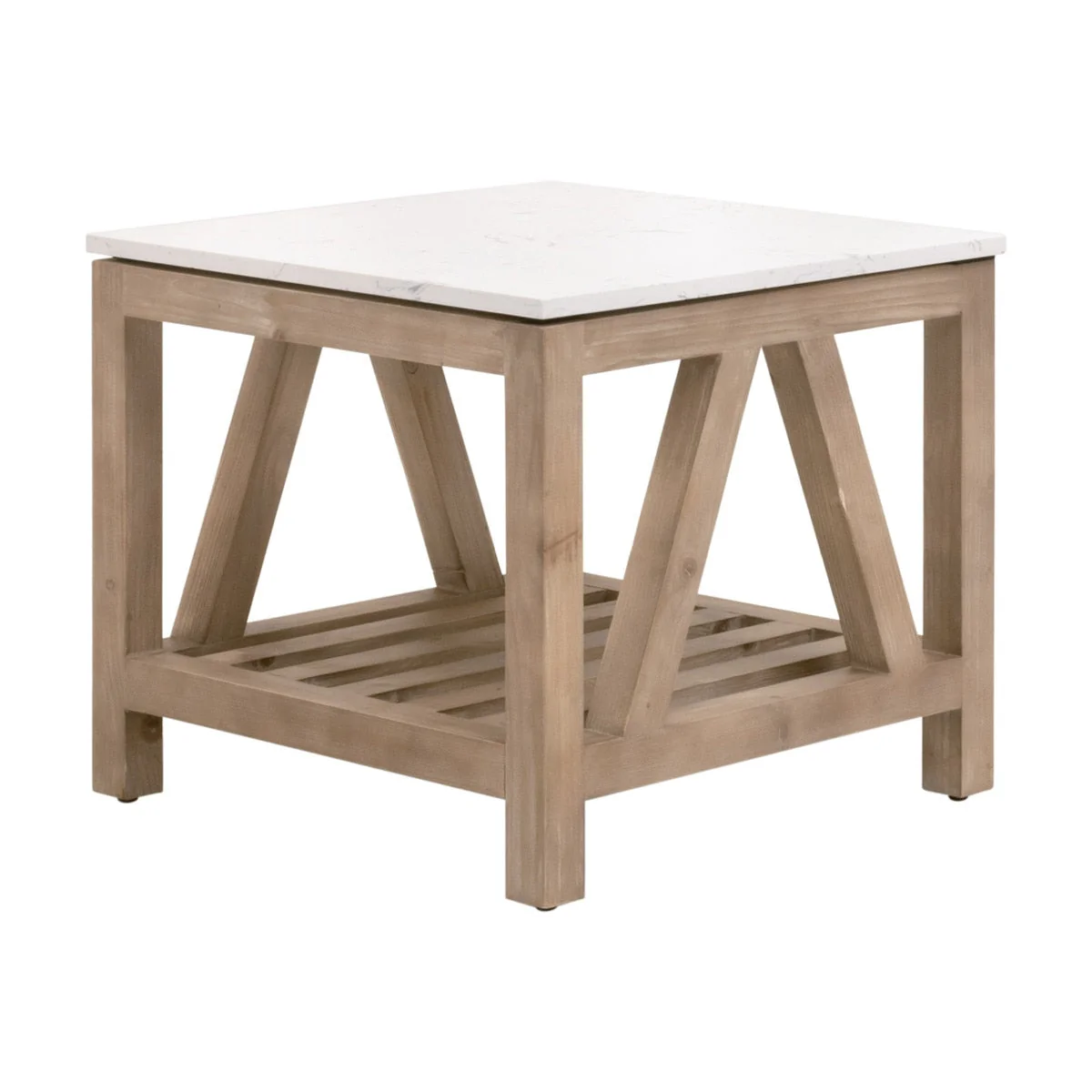 Spruce End Table | Smoke Gray Pine - Image 2